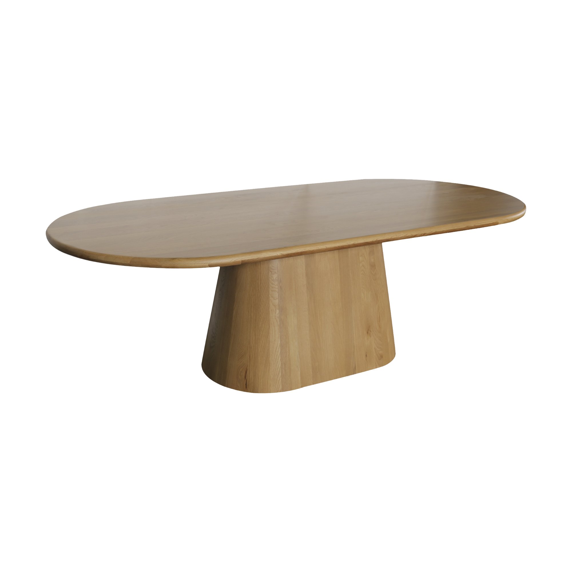Ferrara Oval Dining Table in Natural Oak, 280cm - image 1