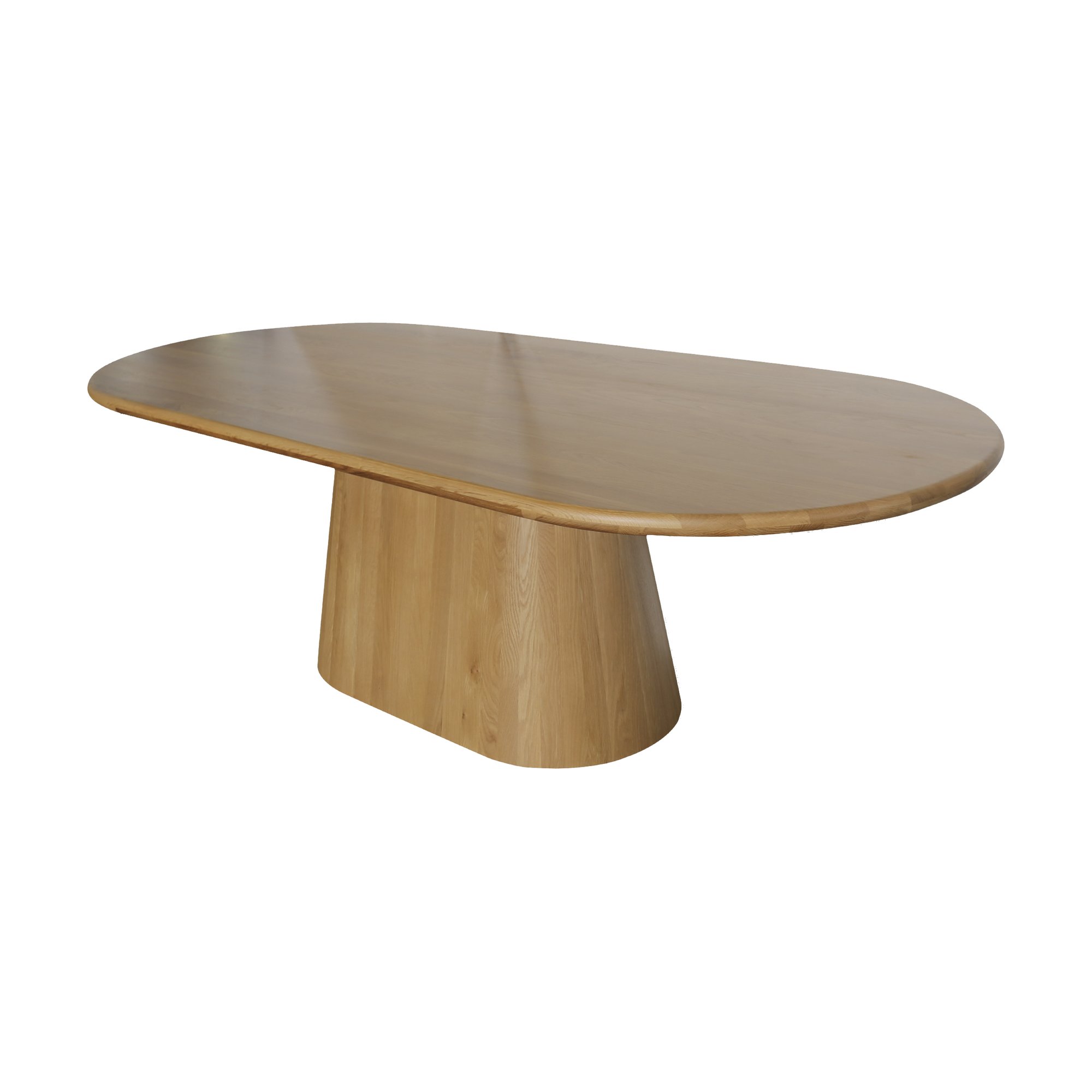 Ferrara Oval Dining Table in Natural Oak, 280cm - image 4