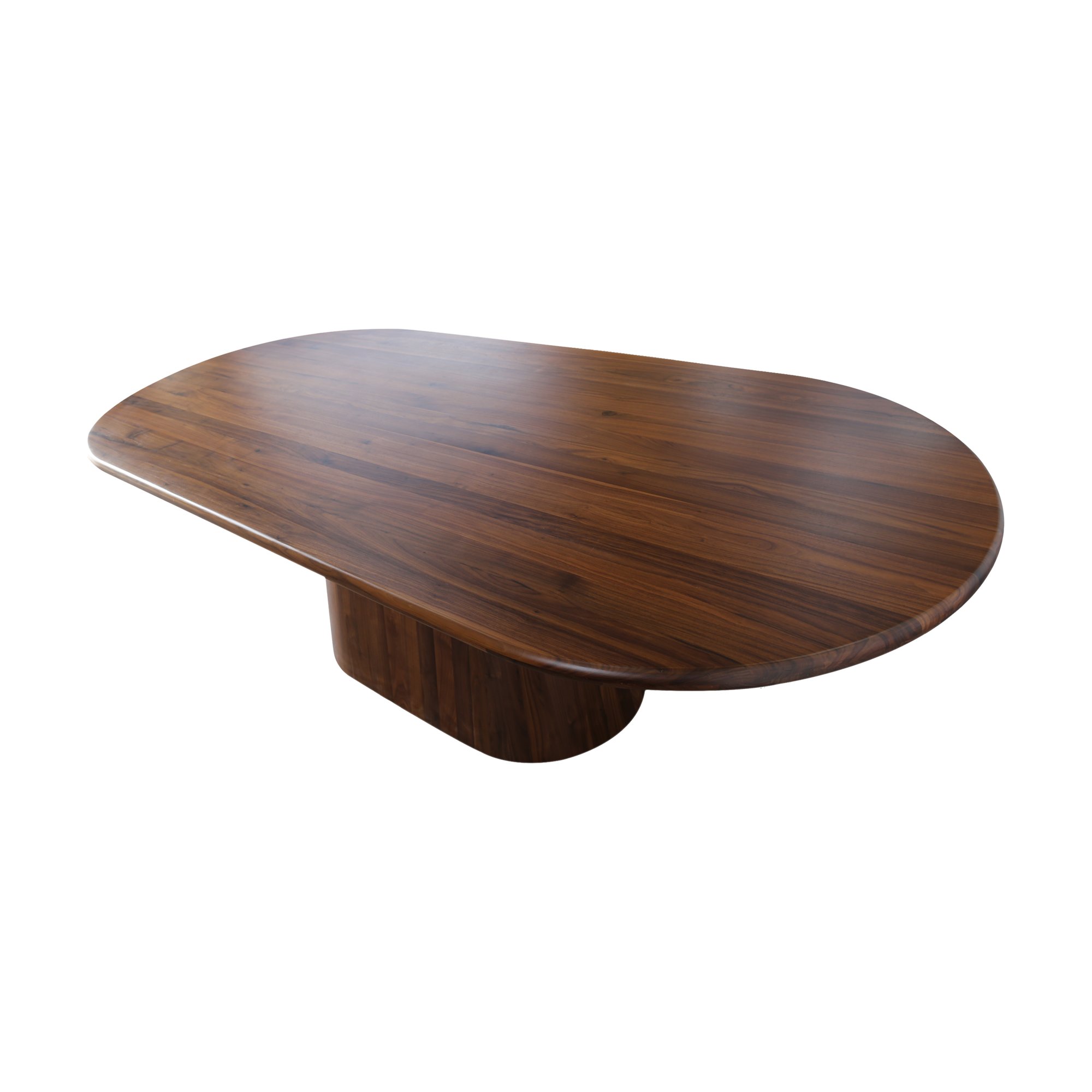 Ferrara Oval Dining Table in Natural Walnut, 280cm - image 7