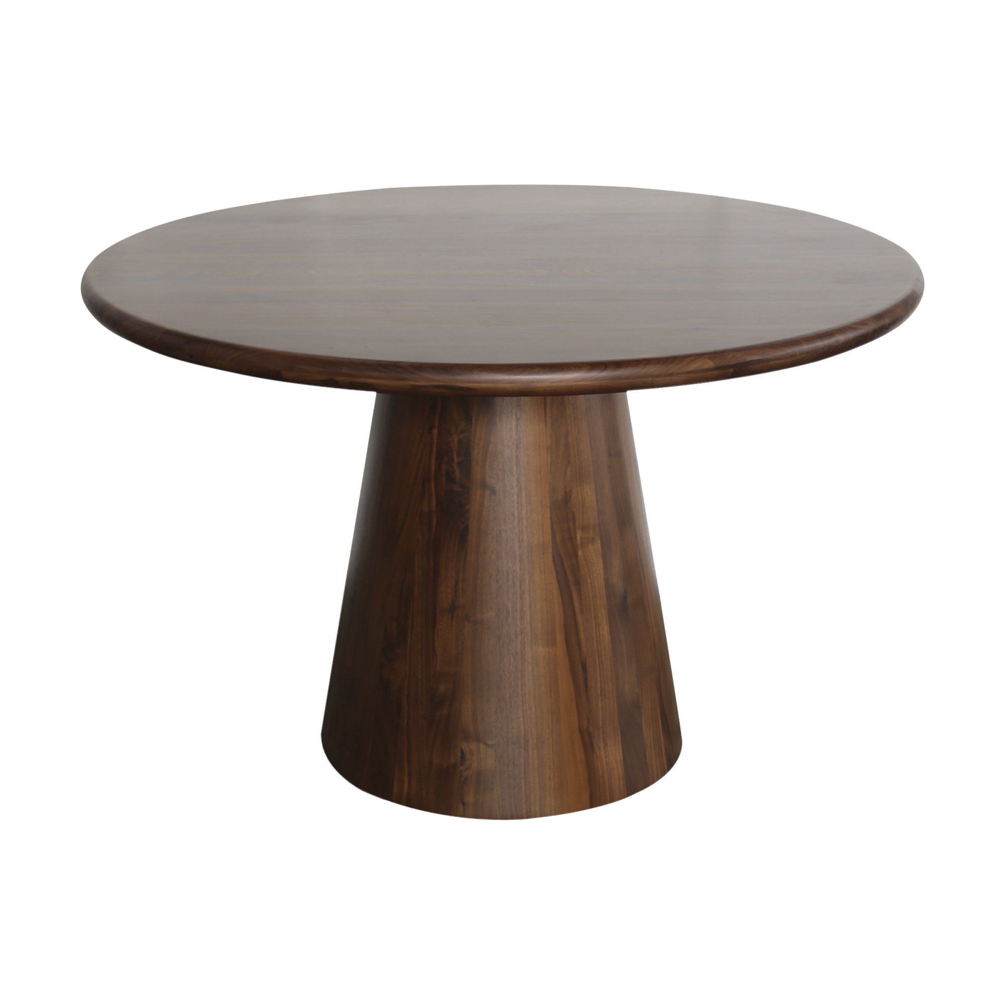 Mesa de Comedor Redonda Ferrara en Nogal Natural, 120cm - image 1