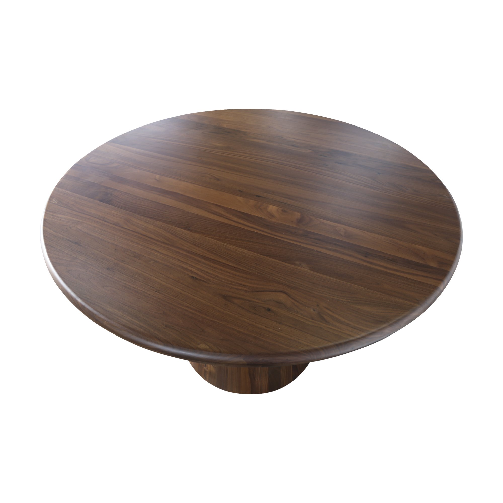 Mesa de Comedor Redonda Ferrara en Nogal Natural, 120cm - image 3