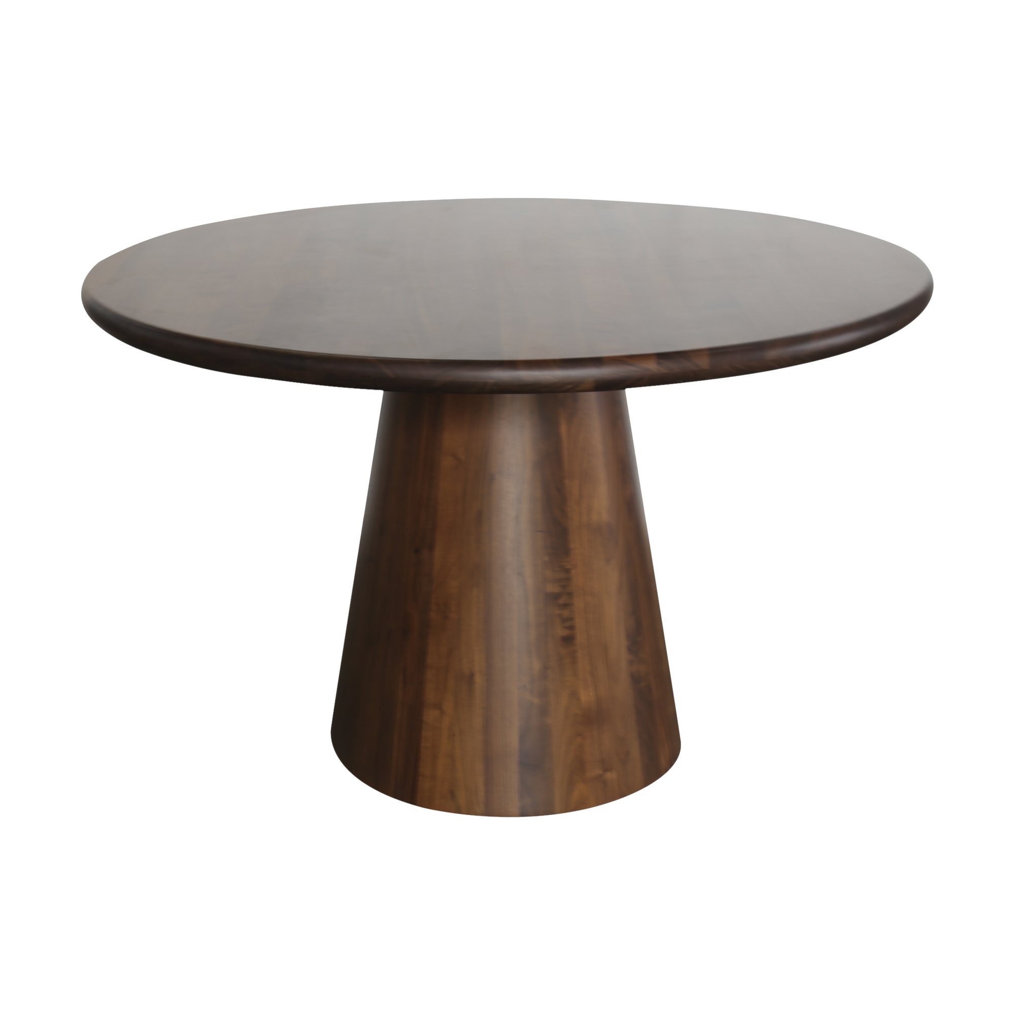 Mesa de Comedor Redonda Ferrara en Nogal Natural, 120cm - image 4