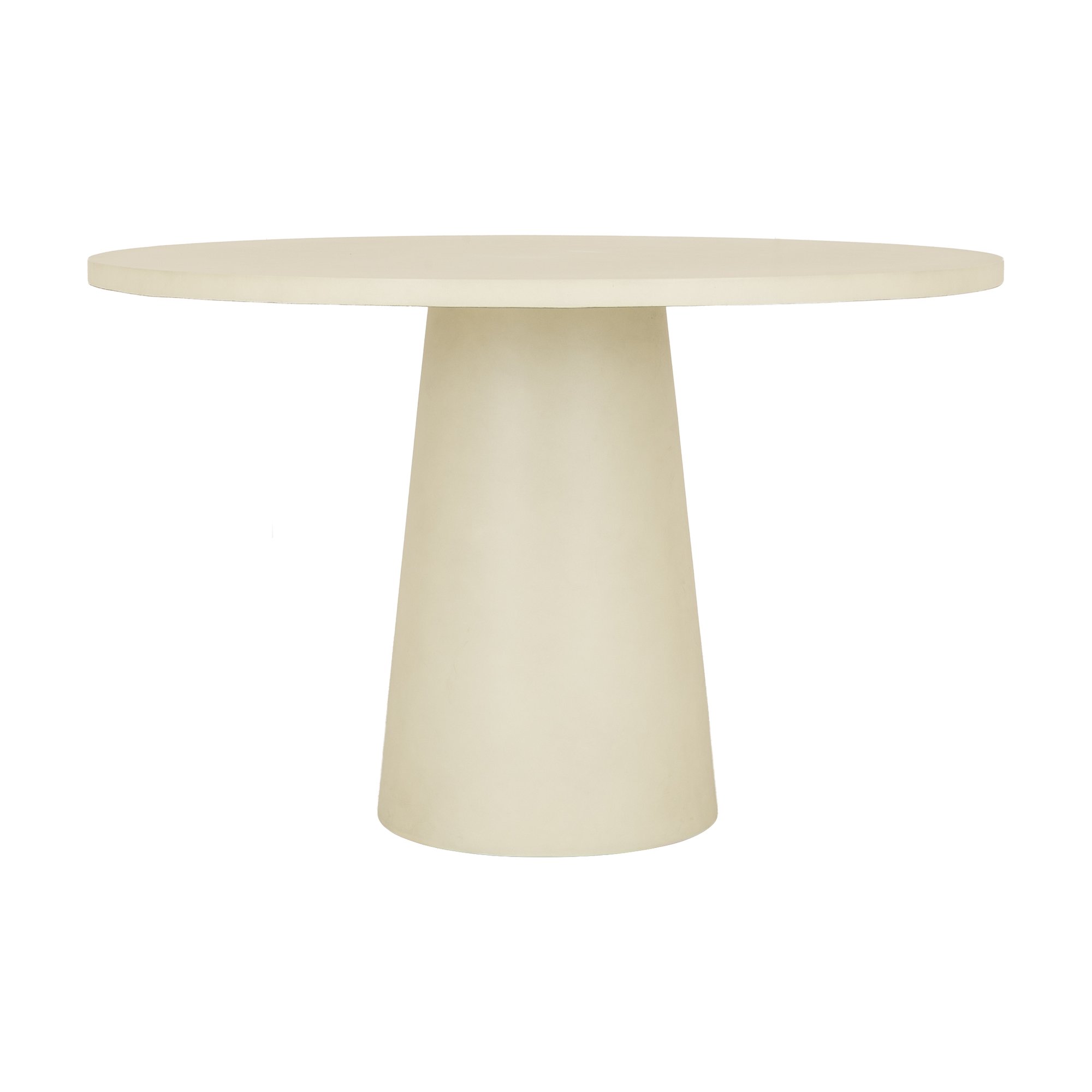 Mesa de Comedor Halo en Fibrocemento Blanco Menta con Acabado Liso, 120cm de diámetro - image 3