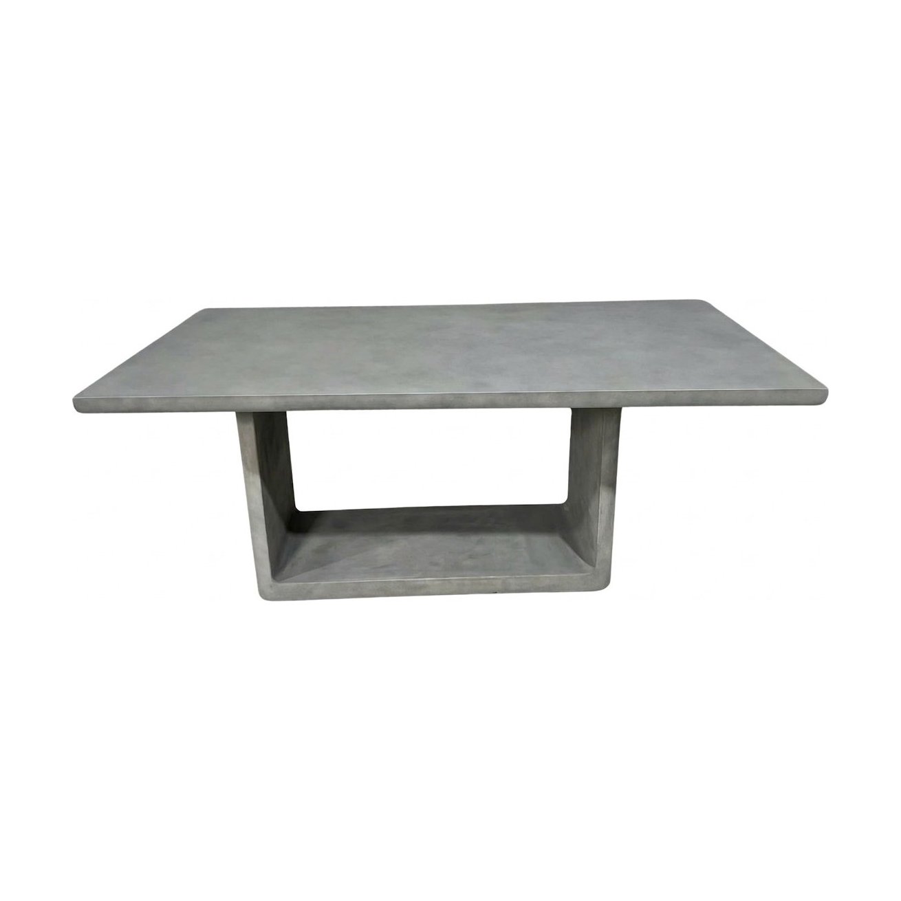 Mesa de Comedor Iris en Fibrocemento Gris Medio con Acabado Liso, 180cm - image 2