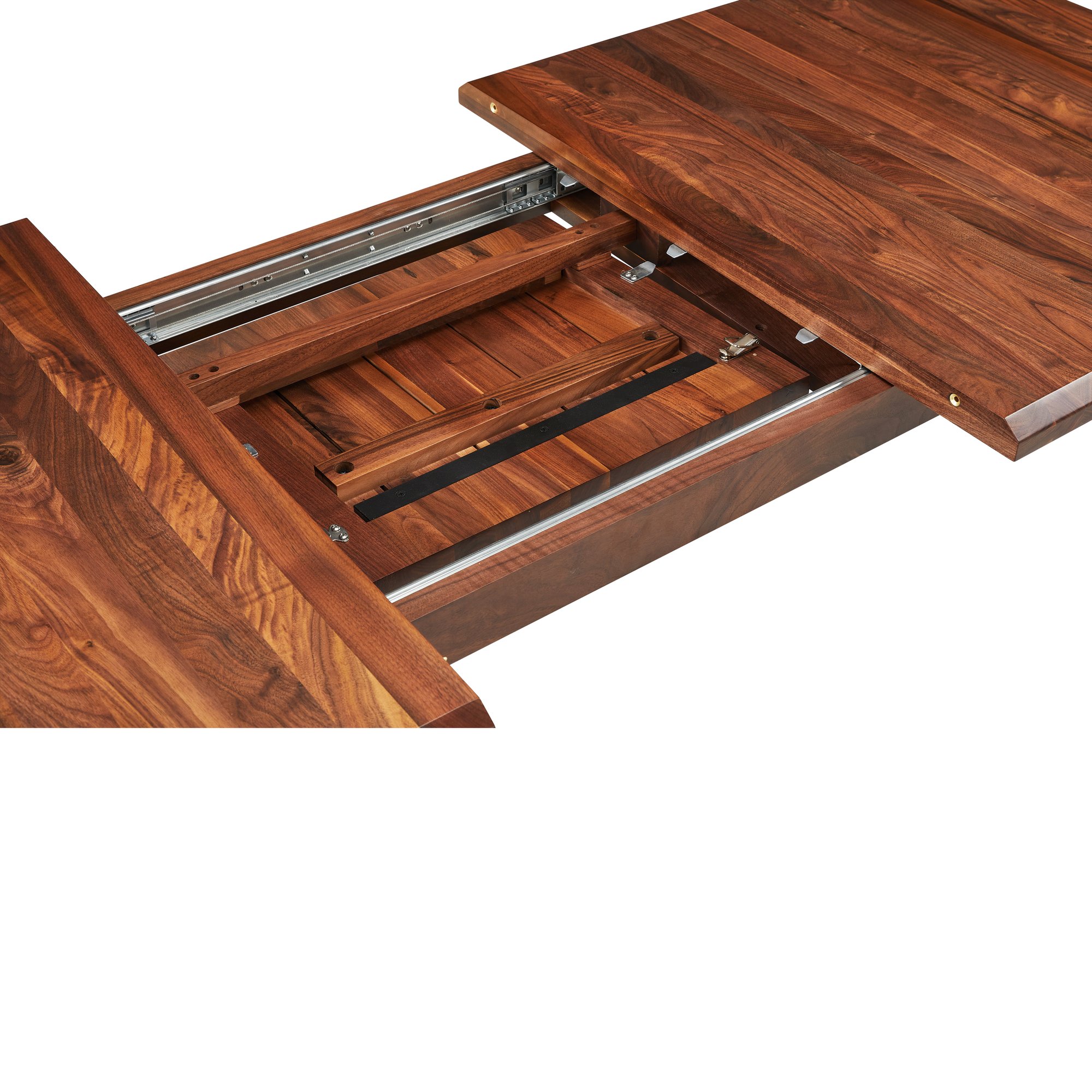 Mesa de Comedor Extensible Molino en Nogal Natural, 160-210cm - image 11