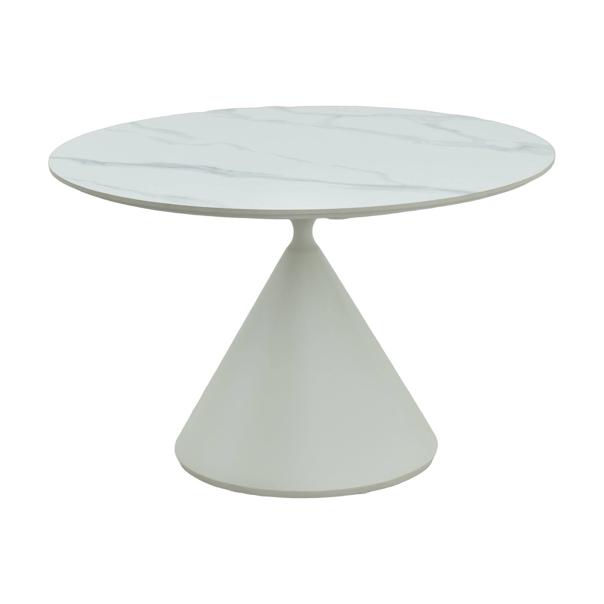 Cubierta de Mesa Trumpet en Cerámica Blanca, 120cm - image 2
