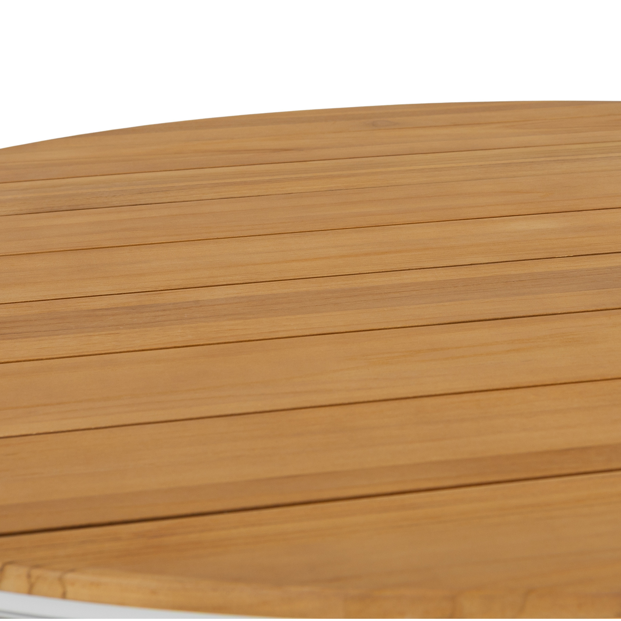 Cubierta de Mesa Trumpet Teak en Teca Natural, 120cm - image 6