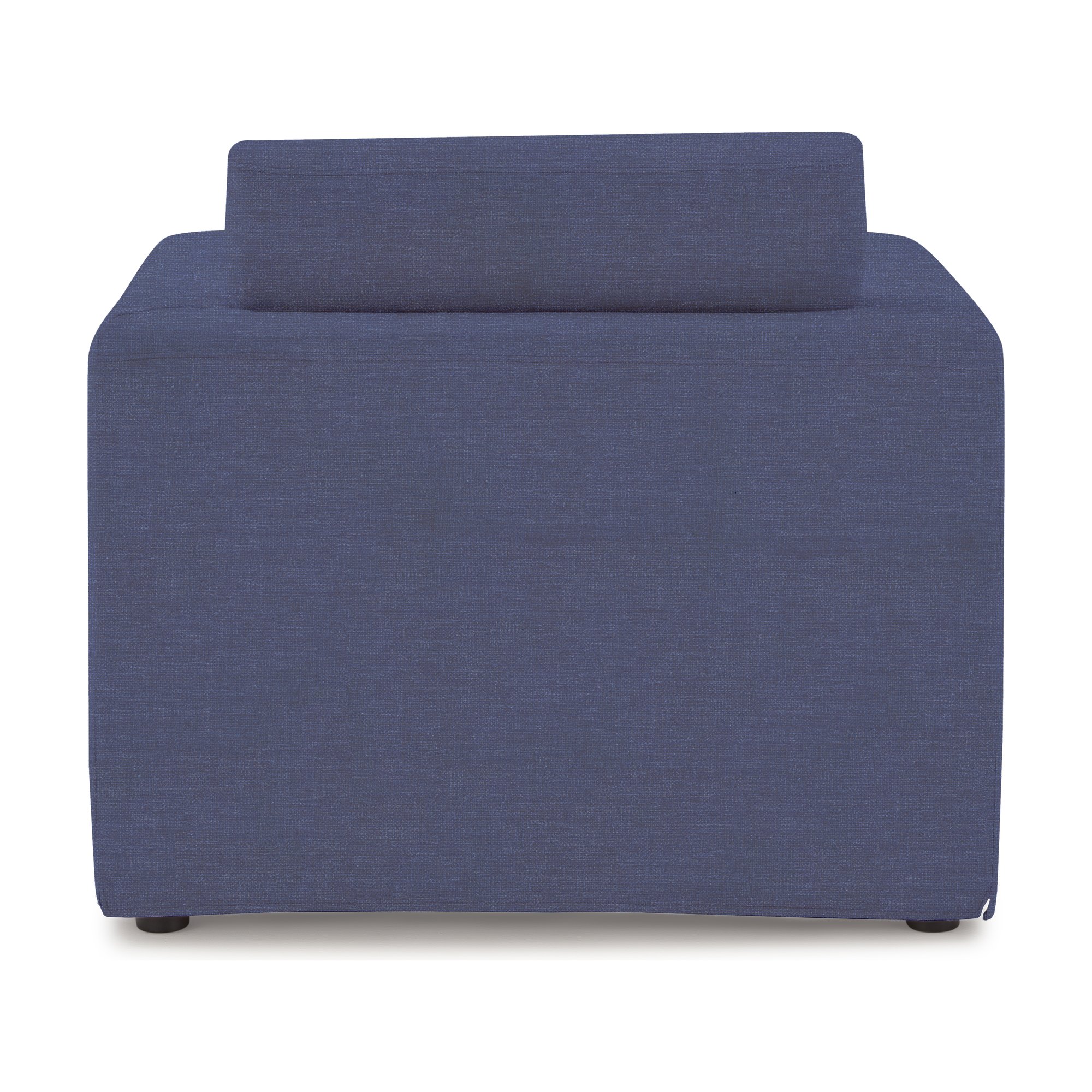Breeze 1 Seater Sofa with FLW Navy Blue Fabric - image 3