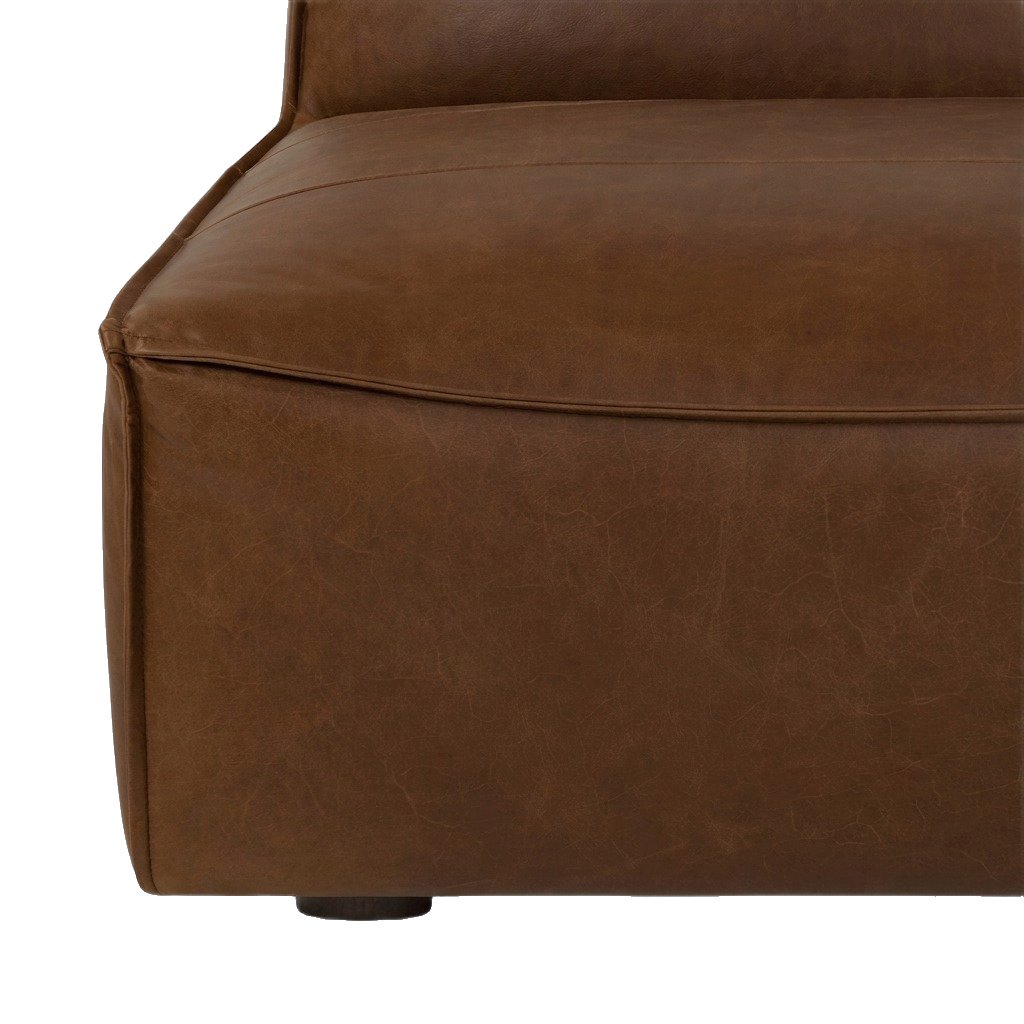 Crest Lounge Chair with Ostuni Pecan Leather - image 4
