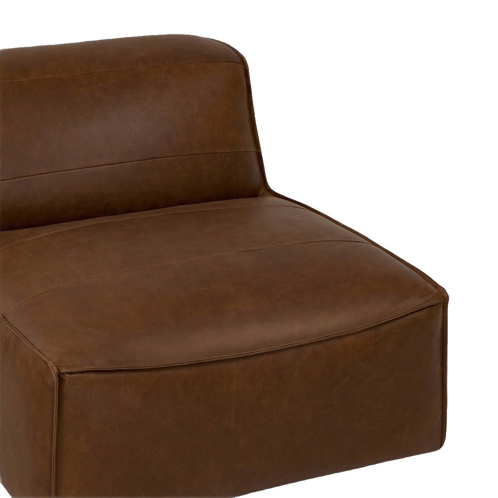 Crest Lounge Chair with Ostuni Pecan Leather - image 6