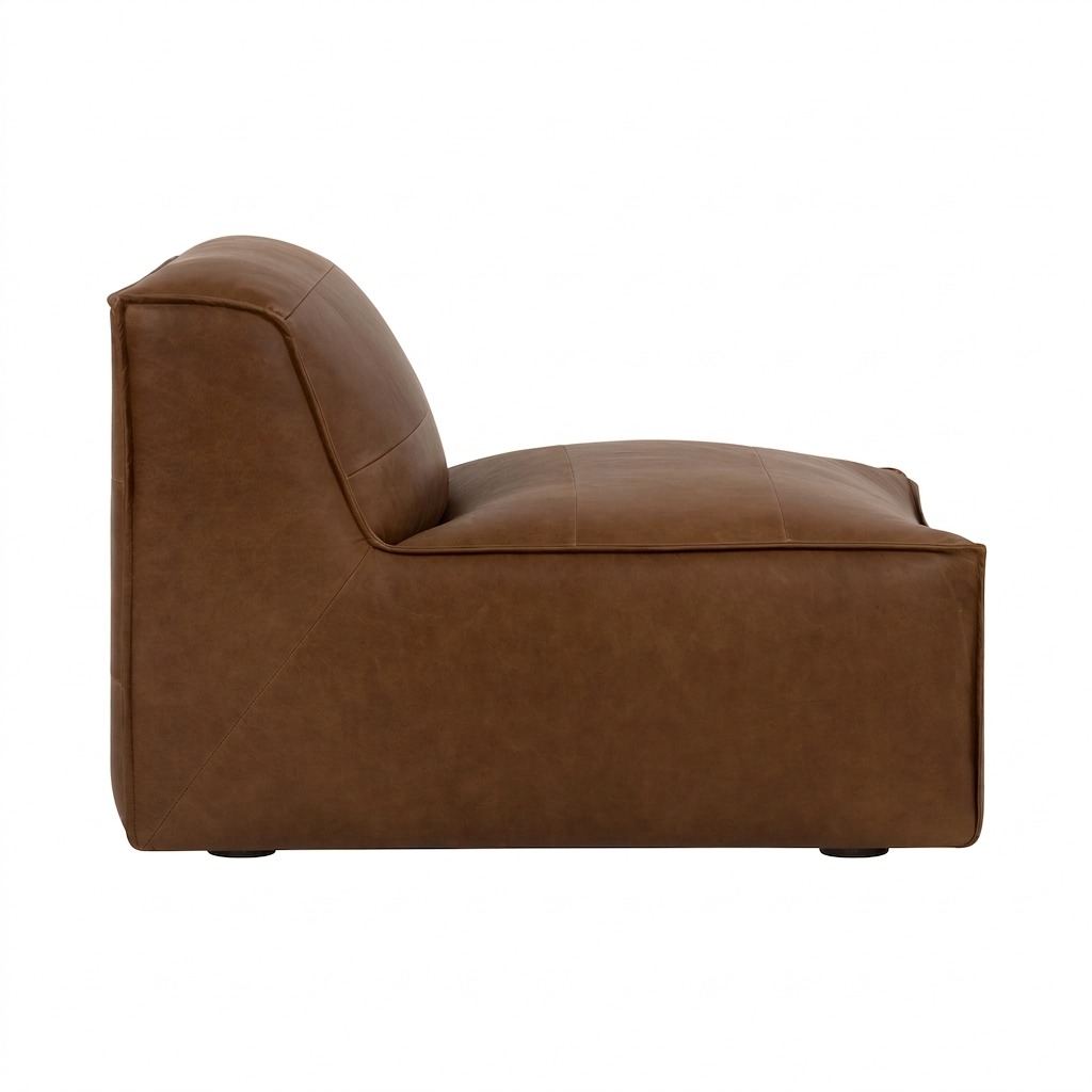 Crest Lounge Chair with Ostuni Pecan Leather - image 8