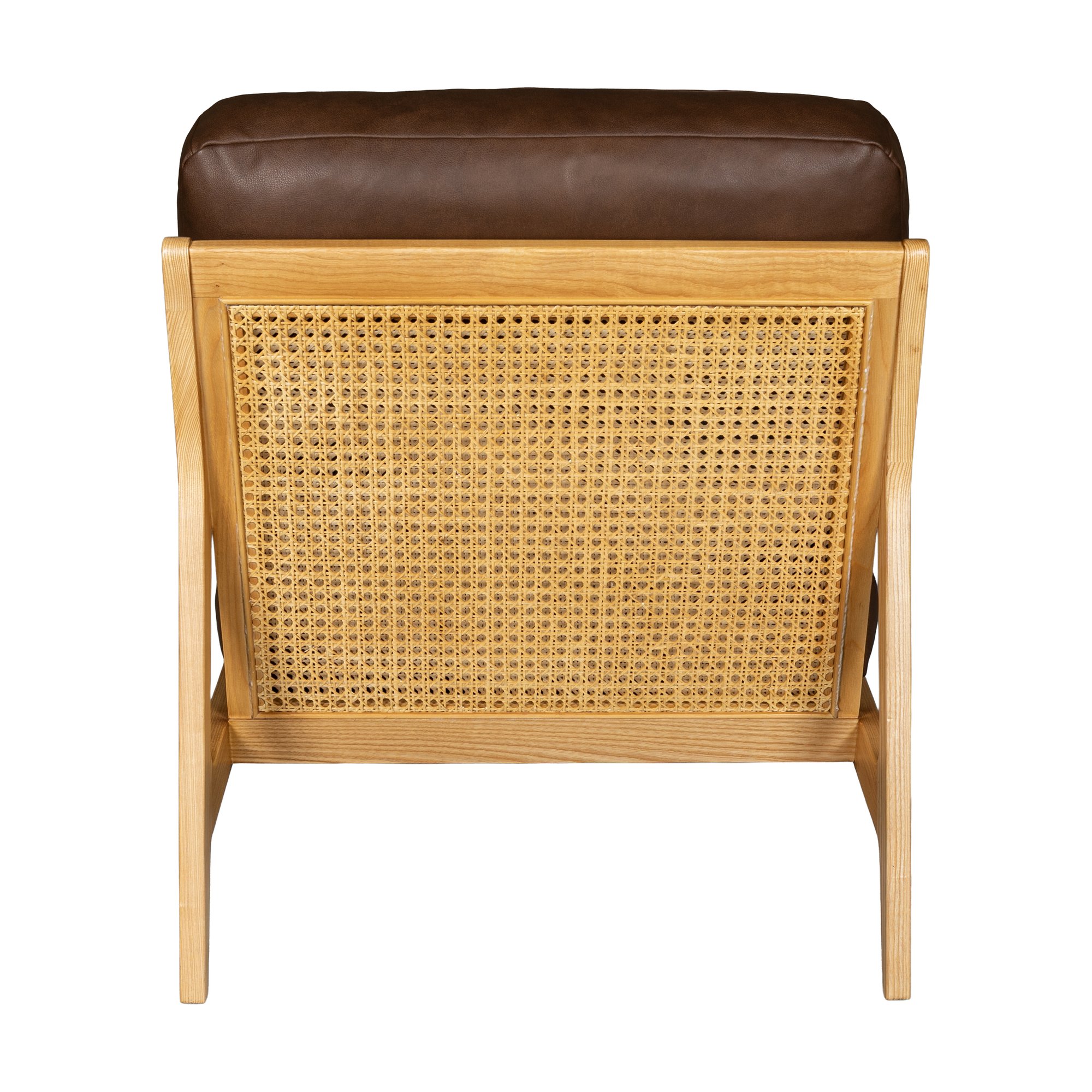 Lucas Lounge Chair with Natural Ash Frame and Courier Brown Leather - image 6