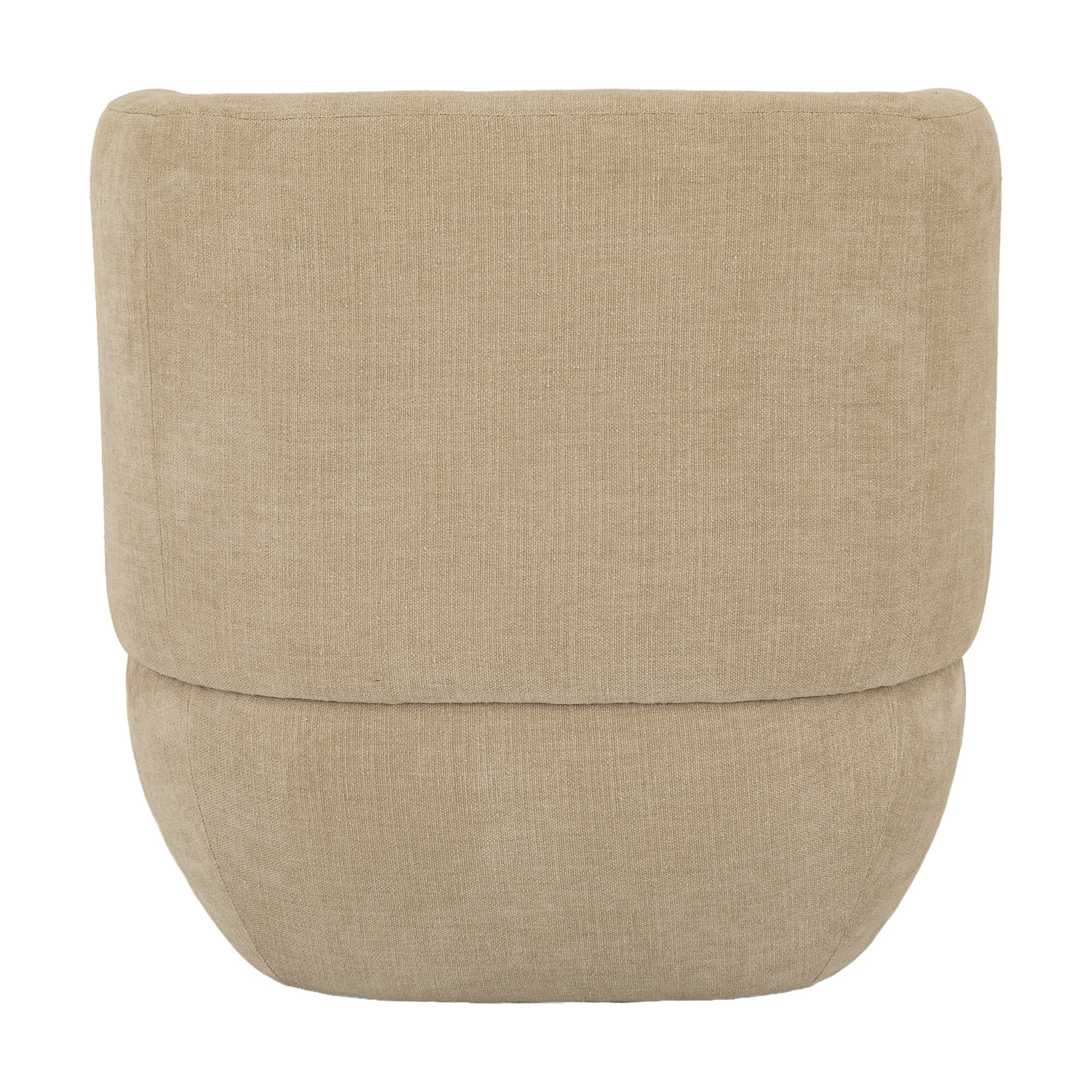 Patricia Lounge Chair with Chenille Oat Fabric - image 3