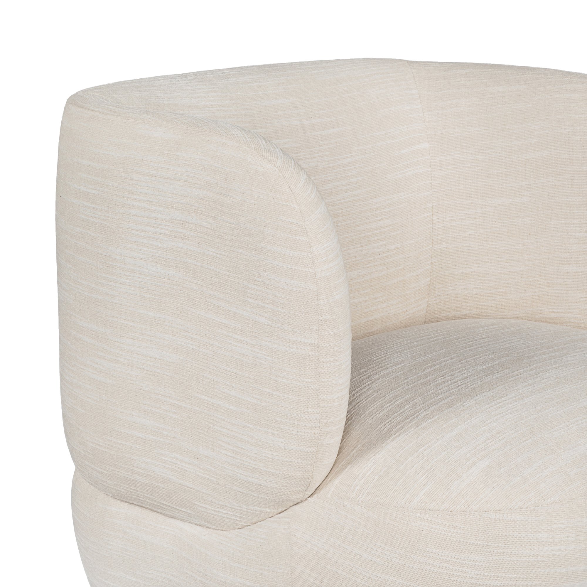 Sillón Patricia con Tela Slub Cream - image 5