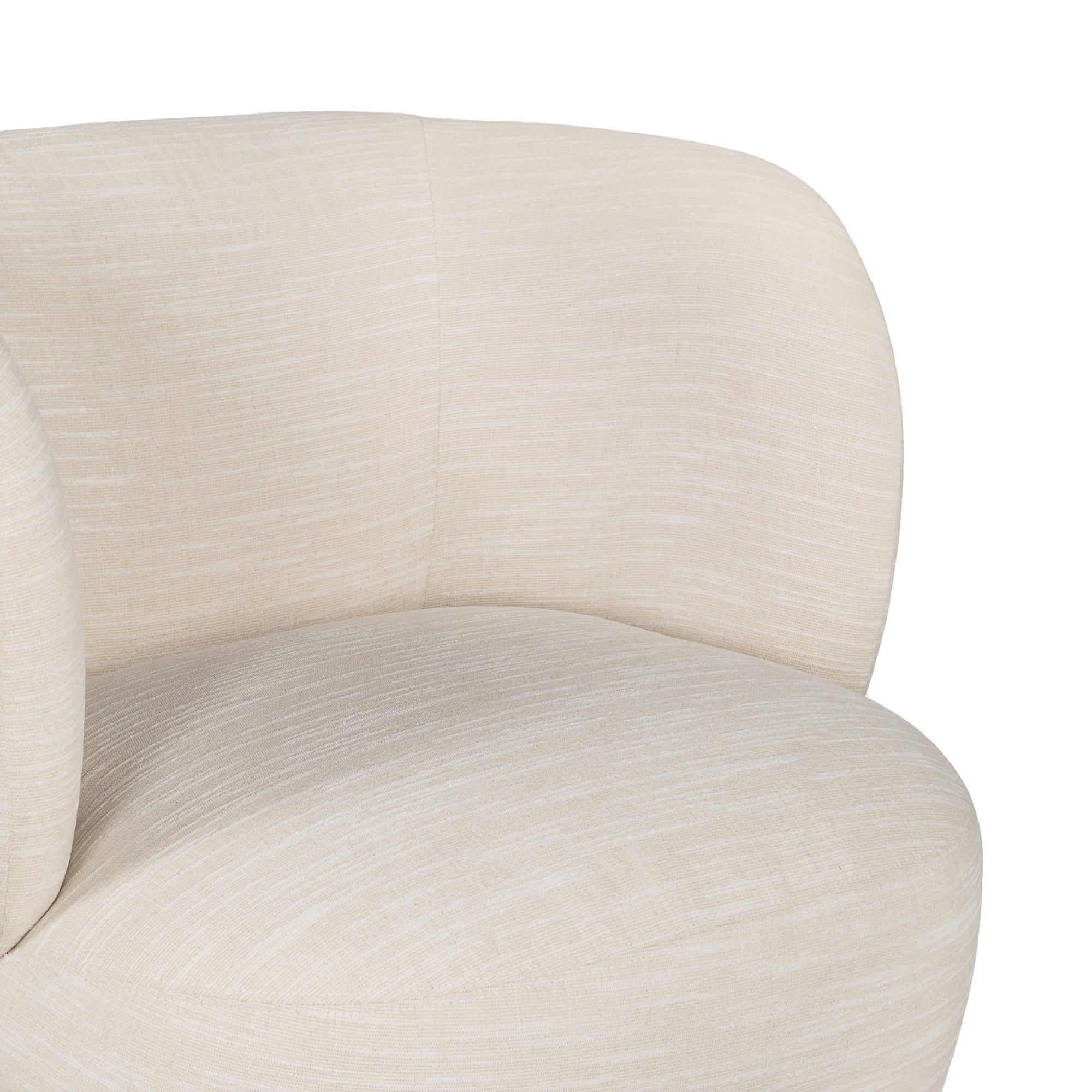 Sillón Patricia con Tela Slub Cream - image 6