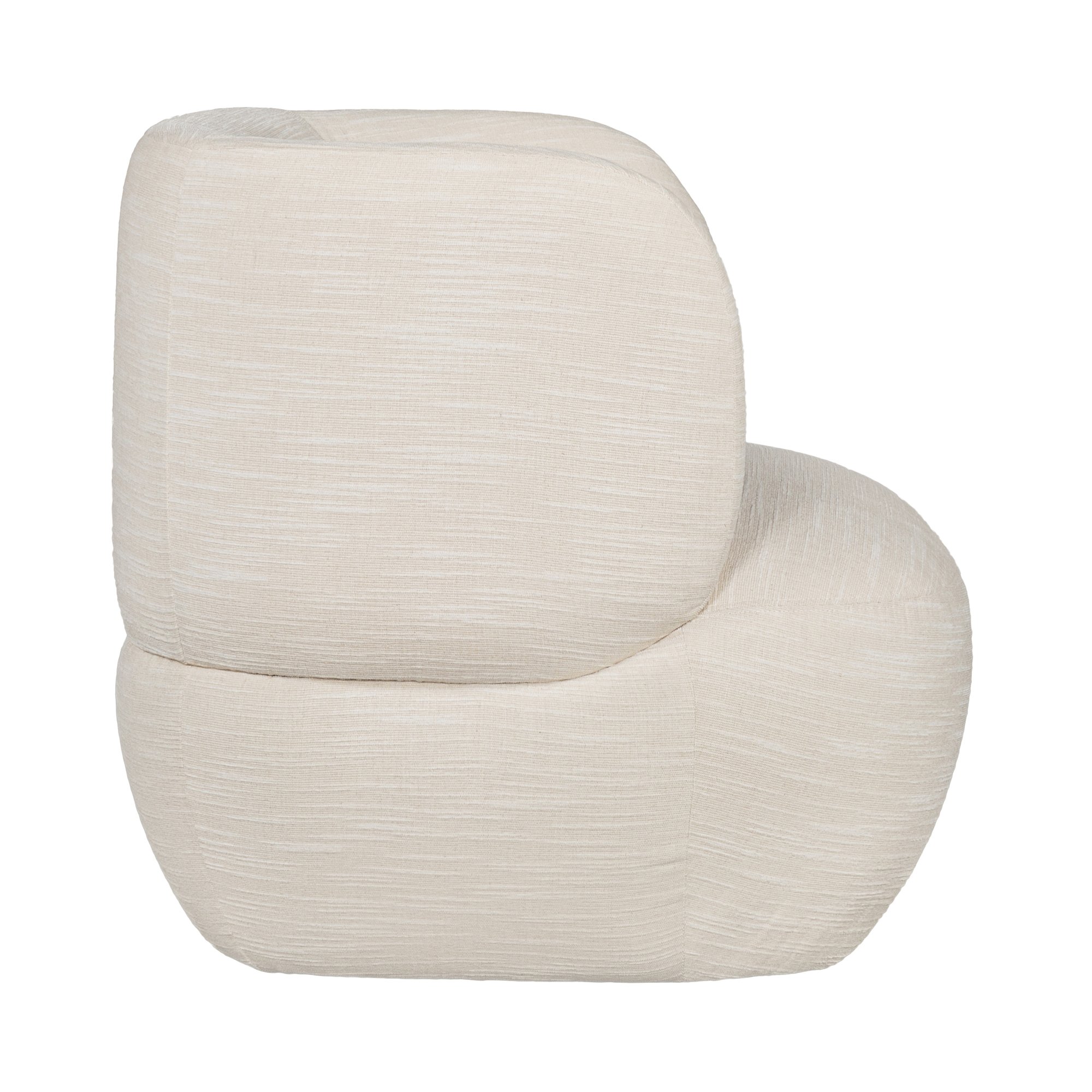 Sillón Patricia con Tela Slub Cream - image 8