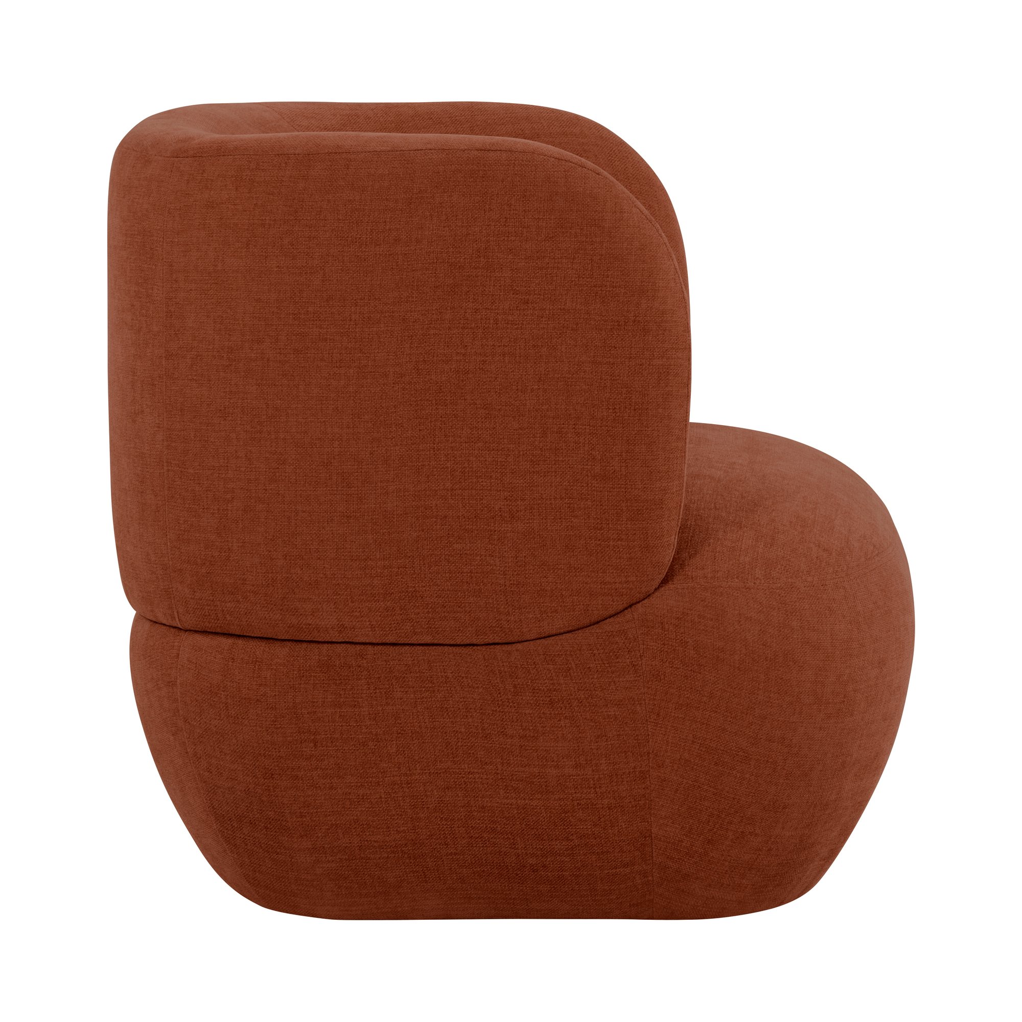 Sillón Patricia con Tela Textured Velvet Terracotta - image 3