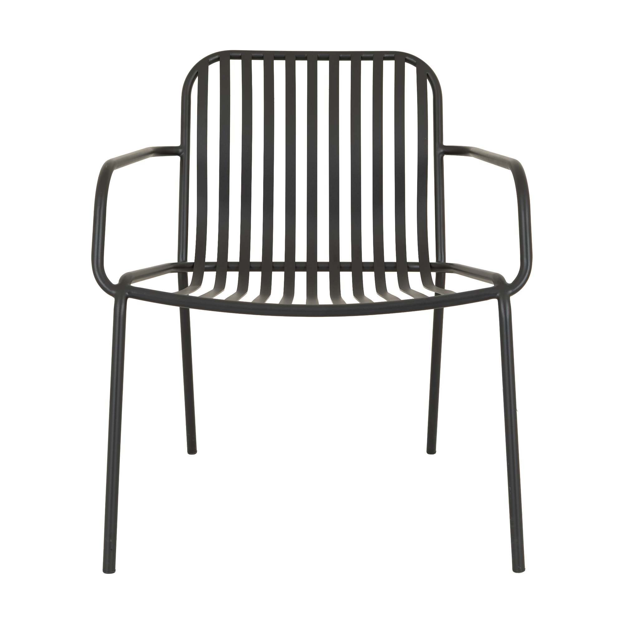 Sillón Petrol con Estructura de Acero Negro y Tela Solara Charcoal - image 3