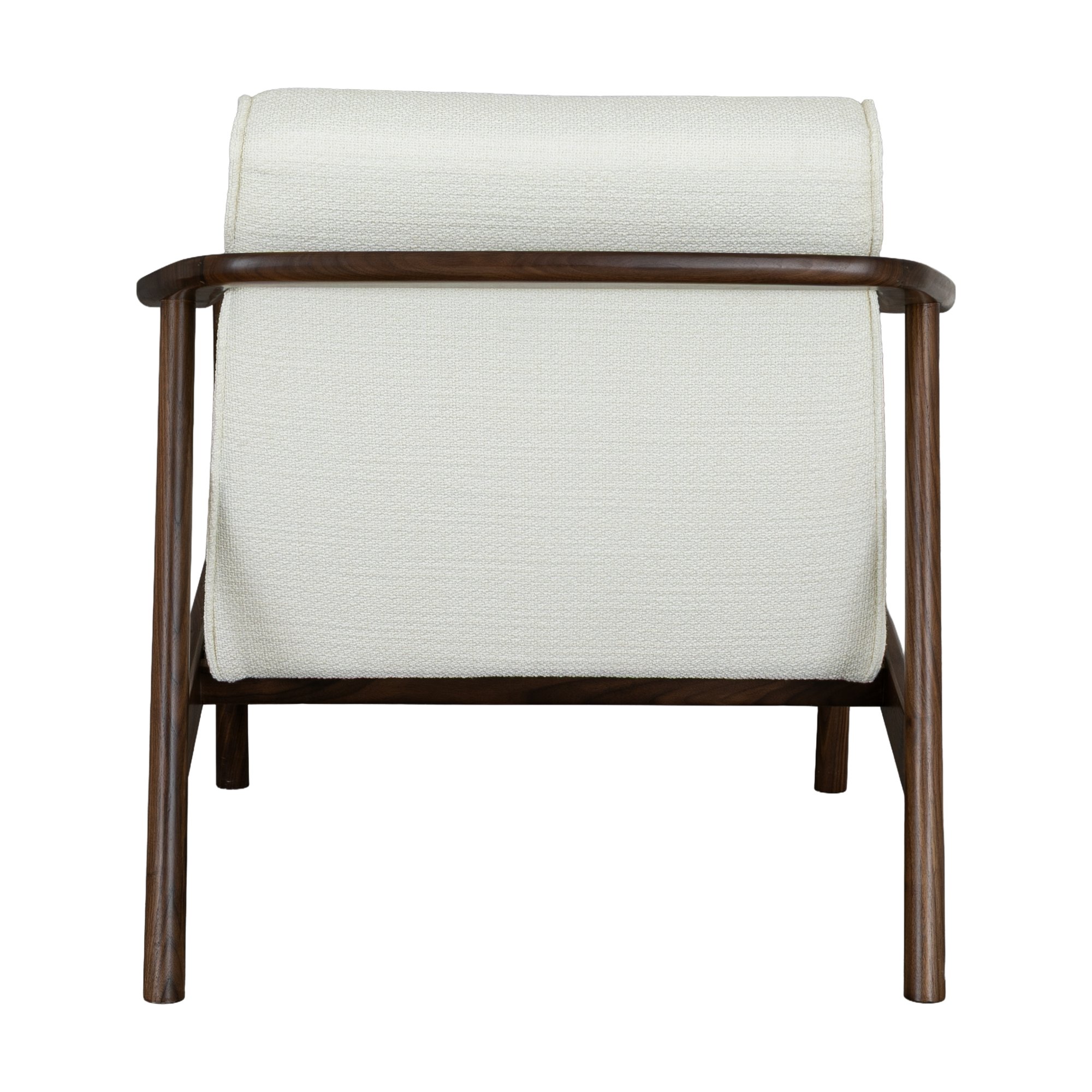 Sillón Platos con Estructura de Nogal Natural y Tela Foucle - image 3