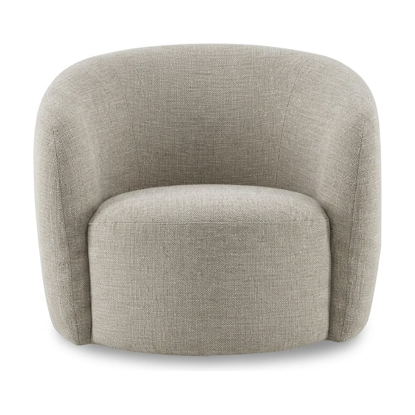 Scallop Lounge Chair with DXT Beige Fabric - image 2