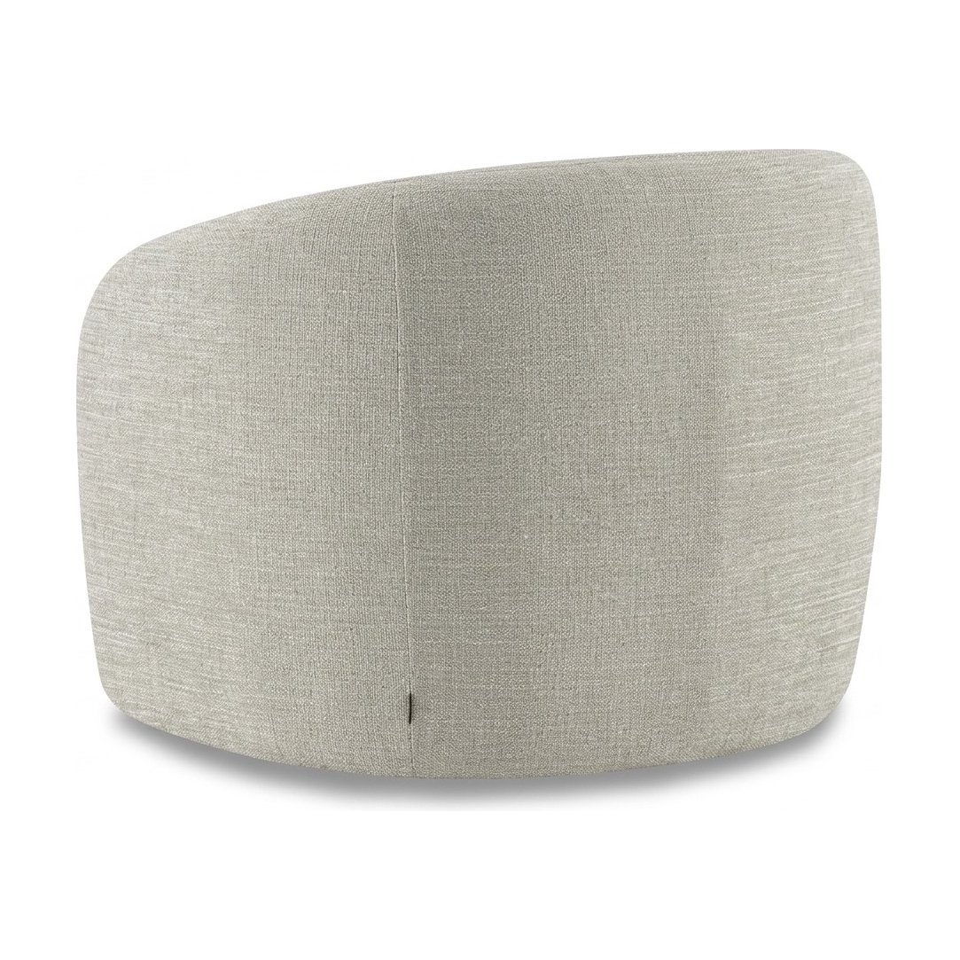 Scallop Lounge Chair with DXT Beige Fabric - image 5