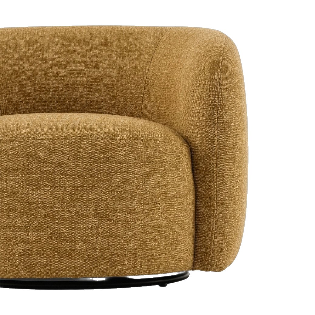 Sillón Scallop con Tela DXT Mustard - image 7