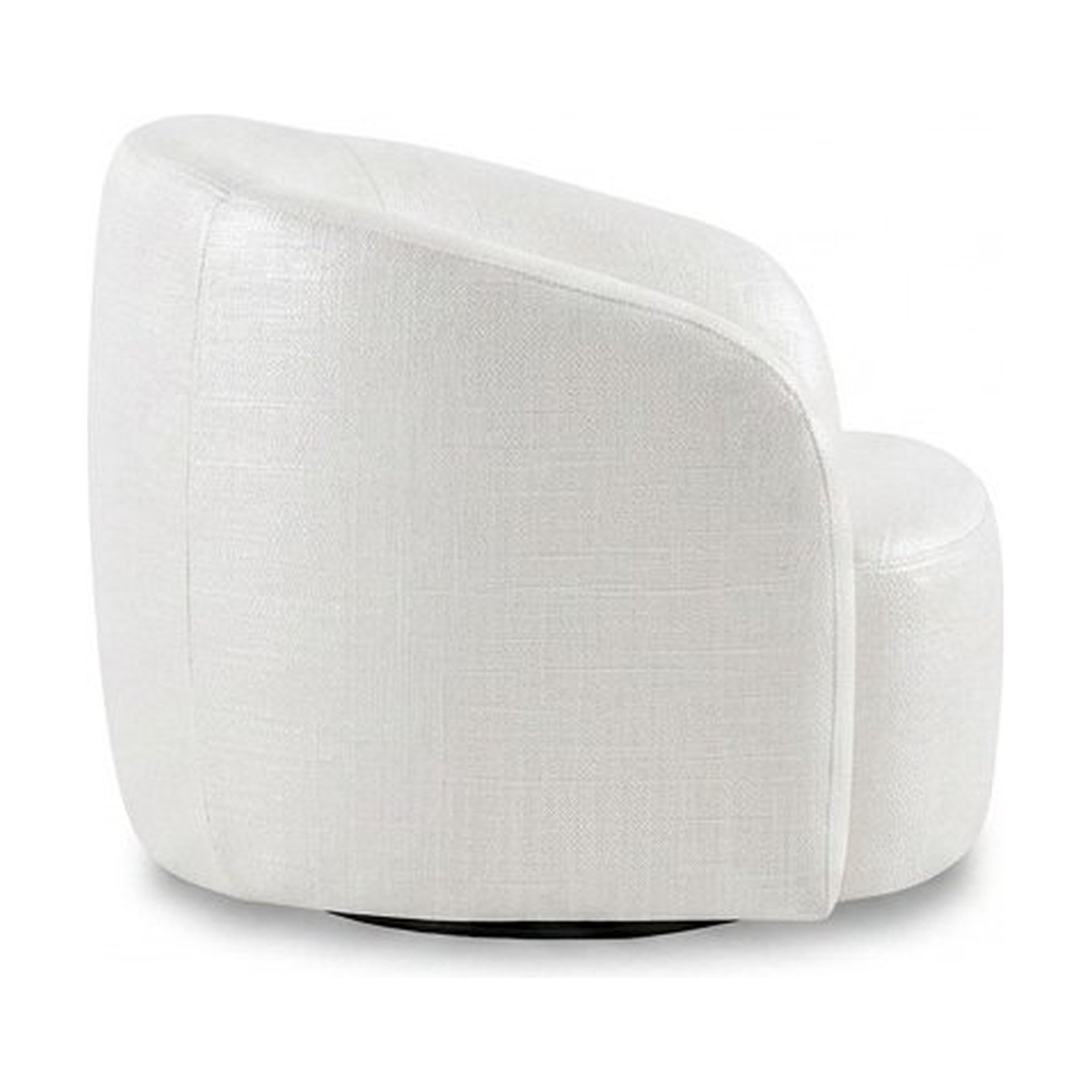 Scallop Lounge Chair with FLW Off White Fabric - image 3