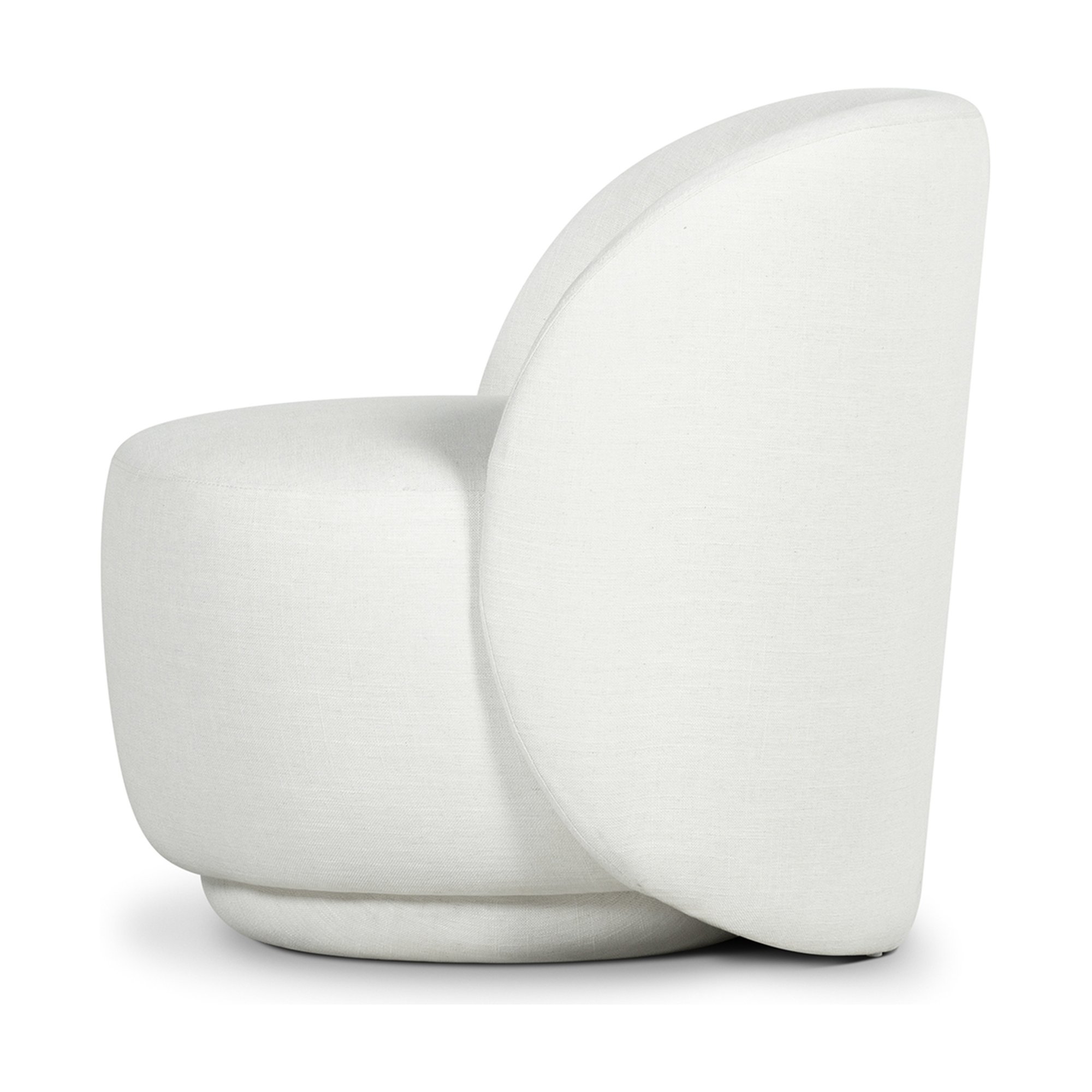 Shell 1 Seater Sofa with Diego Cream Fabric - image 5