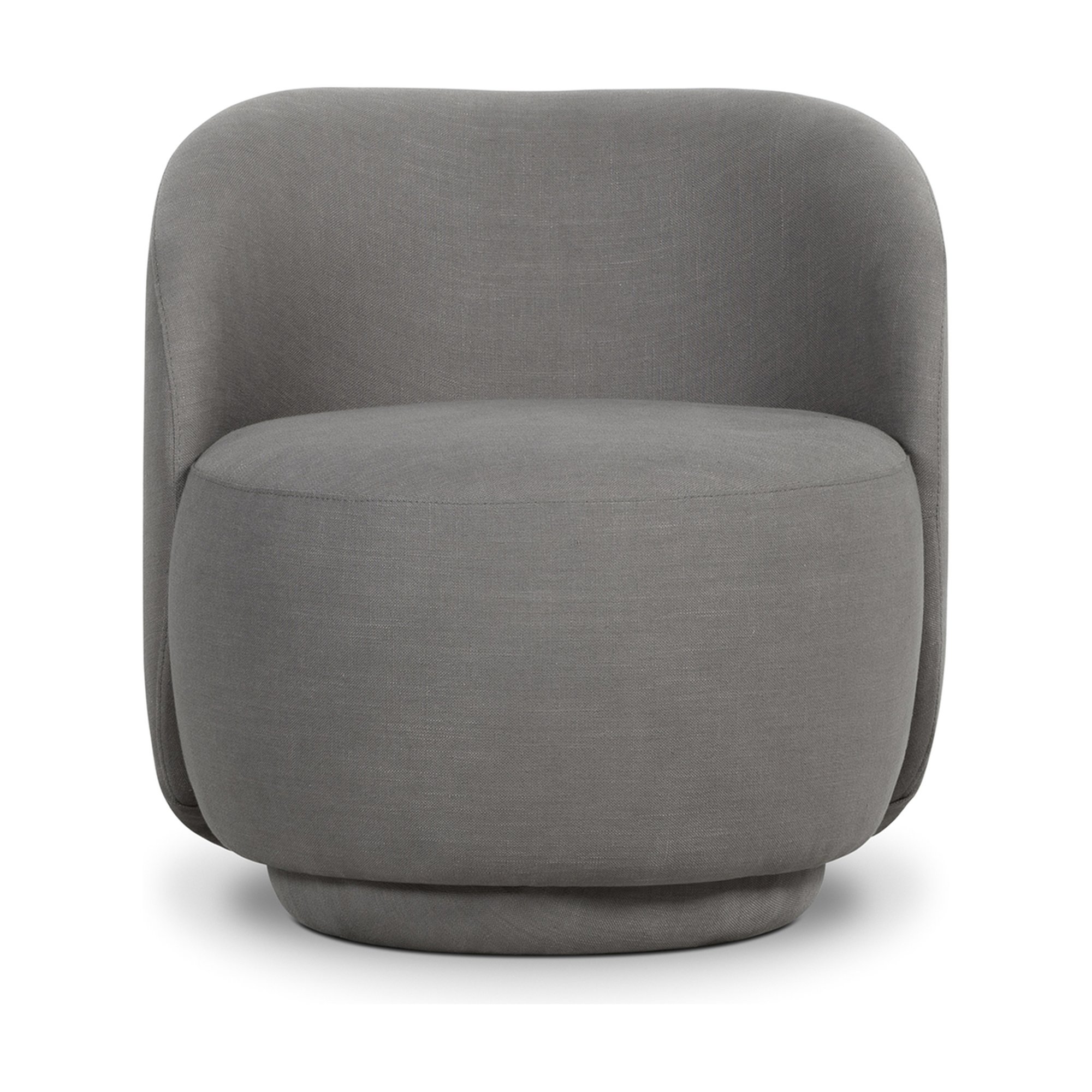 Shell 1 Seater Sofa with Diego Steel Fabric - image 2
