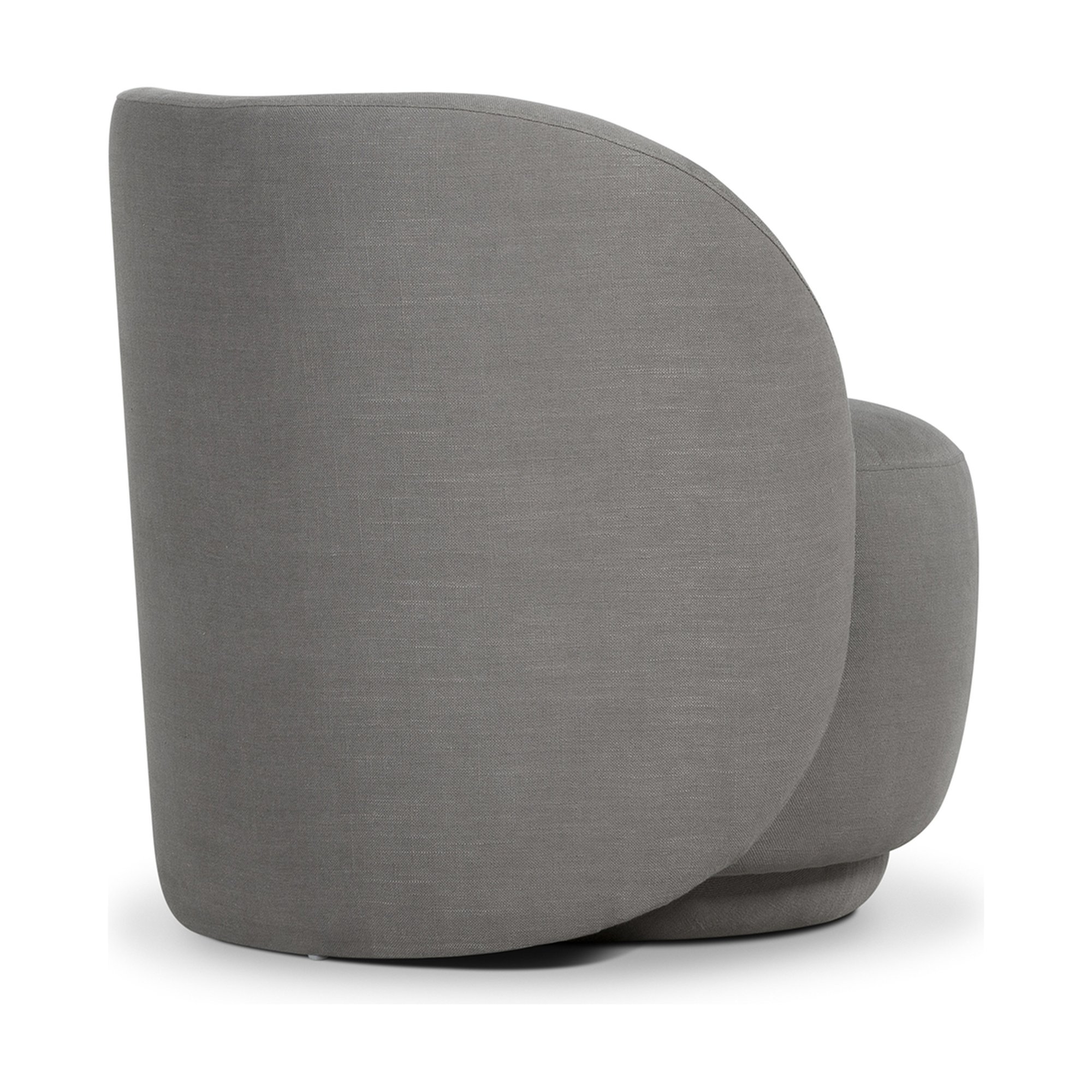Shell 1 Seater Sofa with Diego Steel Fabric - image 3