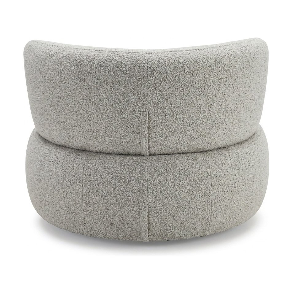 Twist Lounge Chair with DHA Off White Fabric - image 5