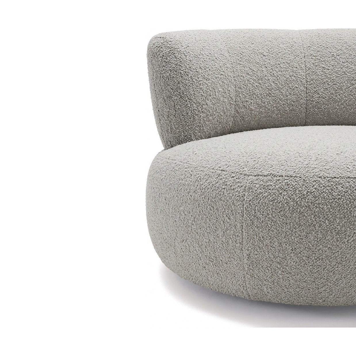 Twist Lounge Chair with DHA Off White Fabric - image 6