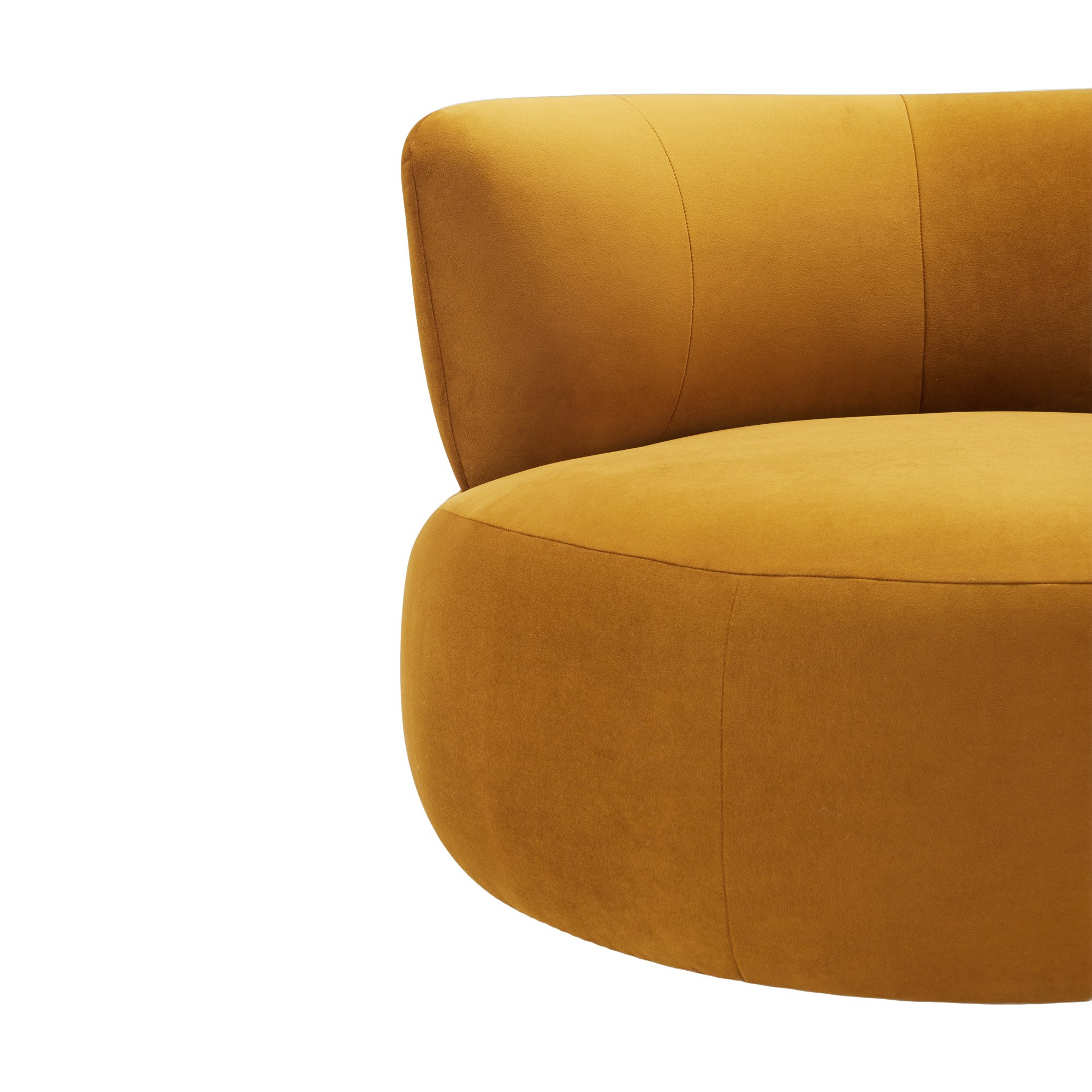 Twist Lounge Chair with FAD Bronze Fabric - image 10