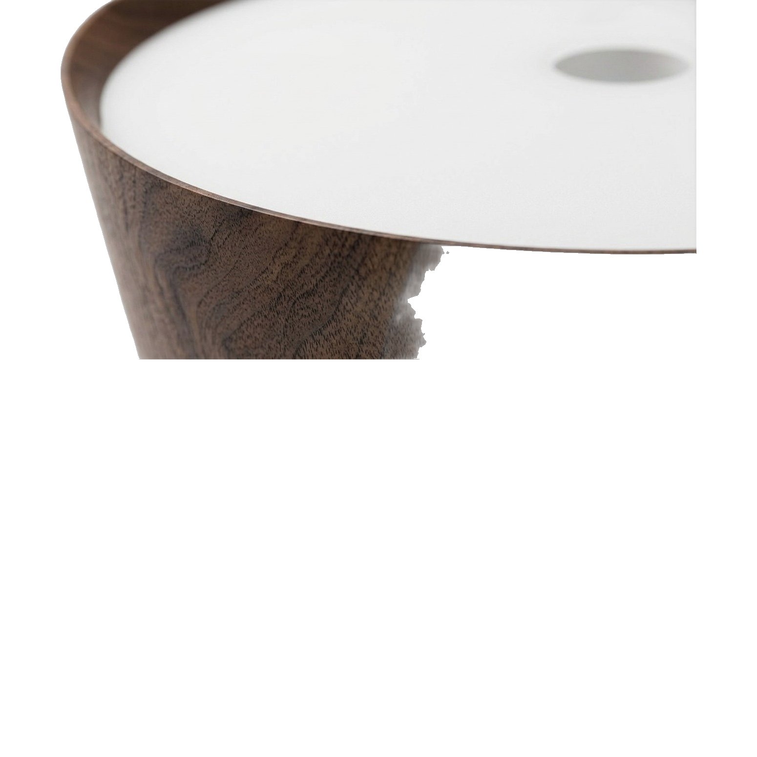 Kohn Ceiling Lamp in Dark Walnut Wood, 42cm - image 3