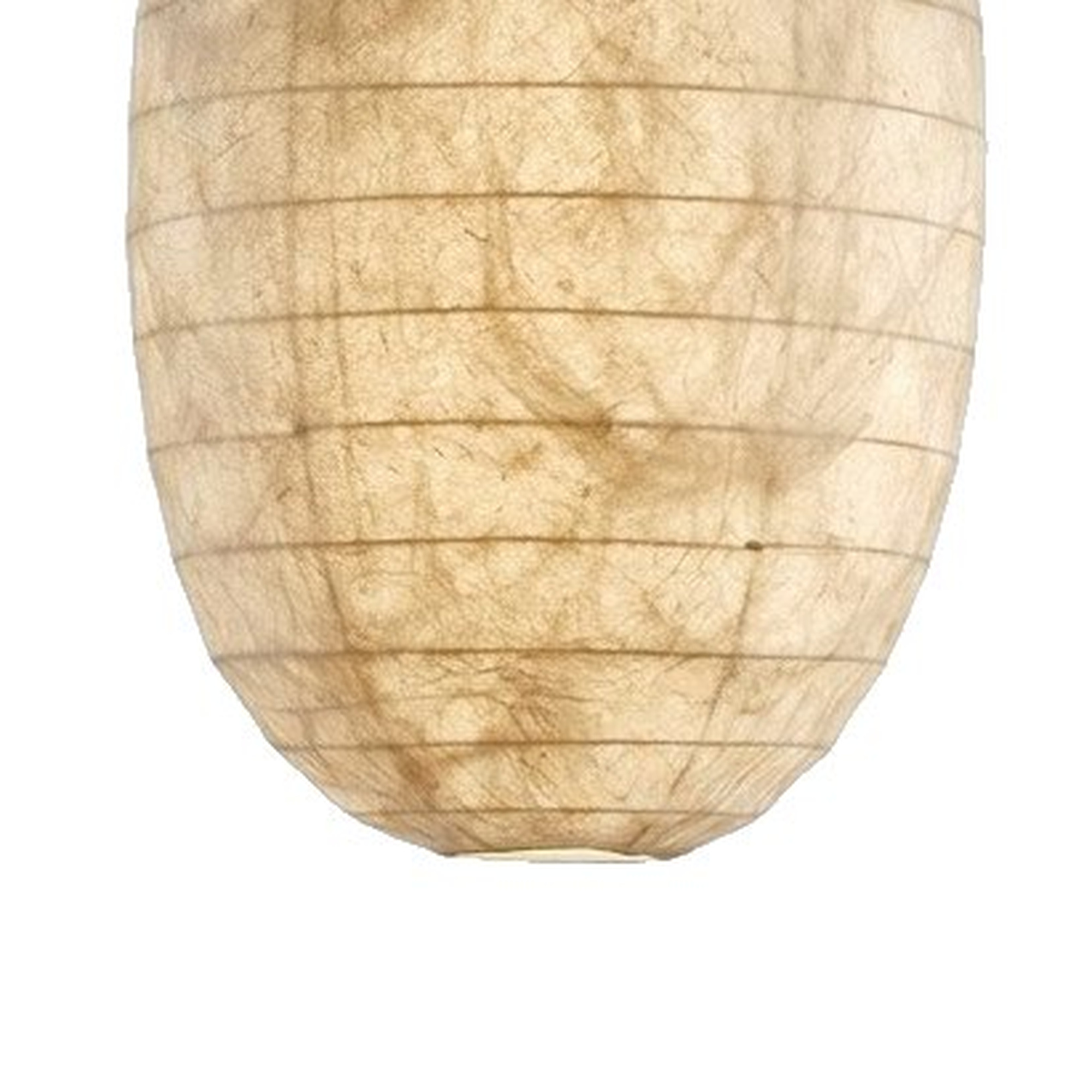 Lámpara Colgante Ovo en Seda de Morera Natural, 38cm de diámetro - image 2