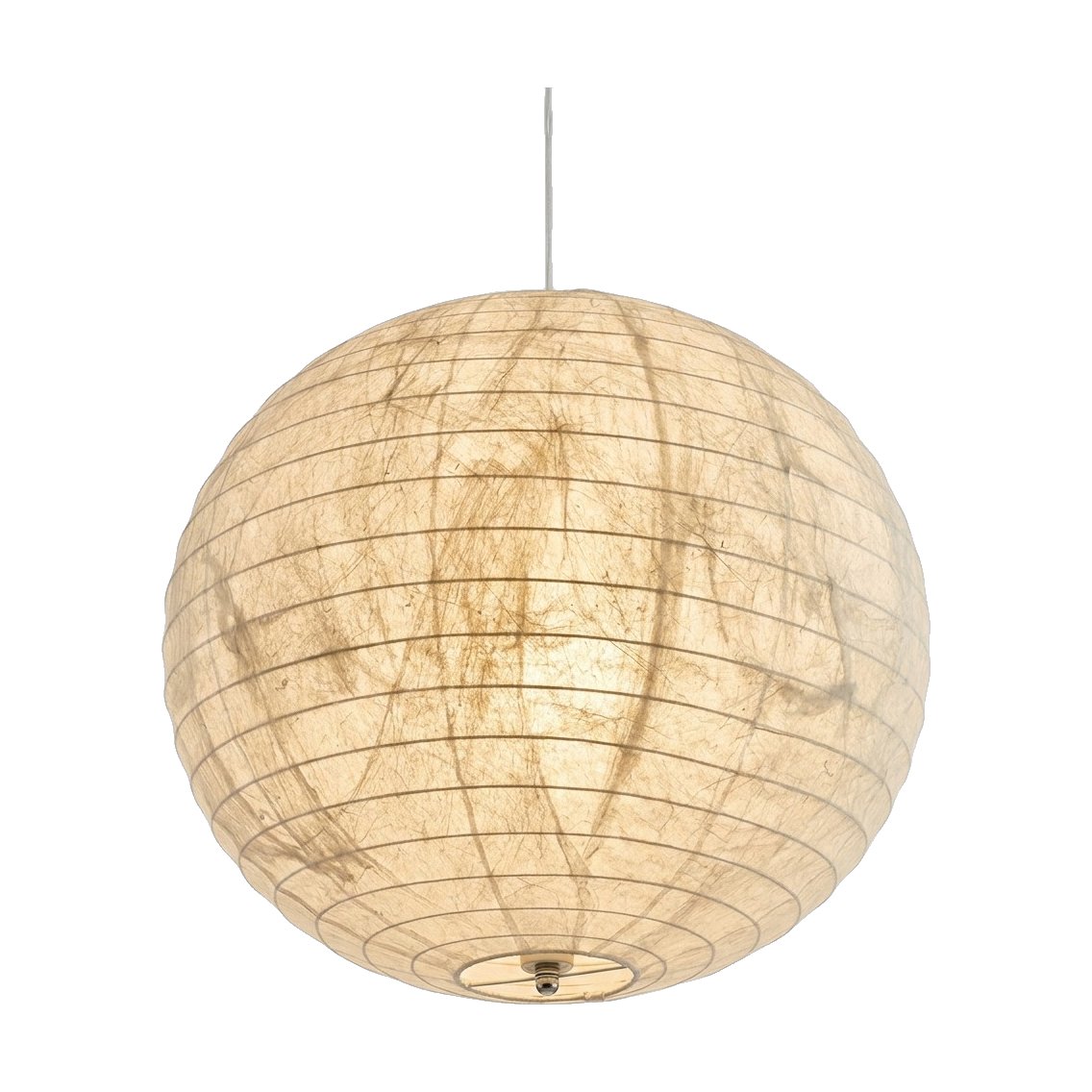 Lámpara Colgante Sfera en Seda de Morera Natural, 30cm de diámetro - image 2