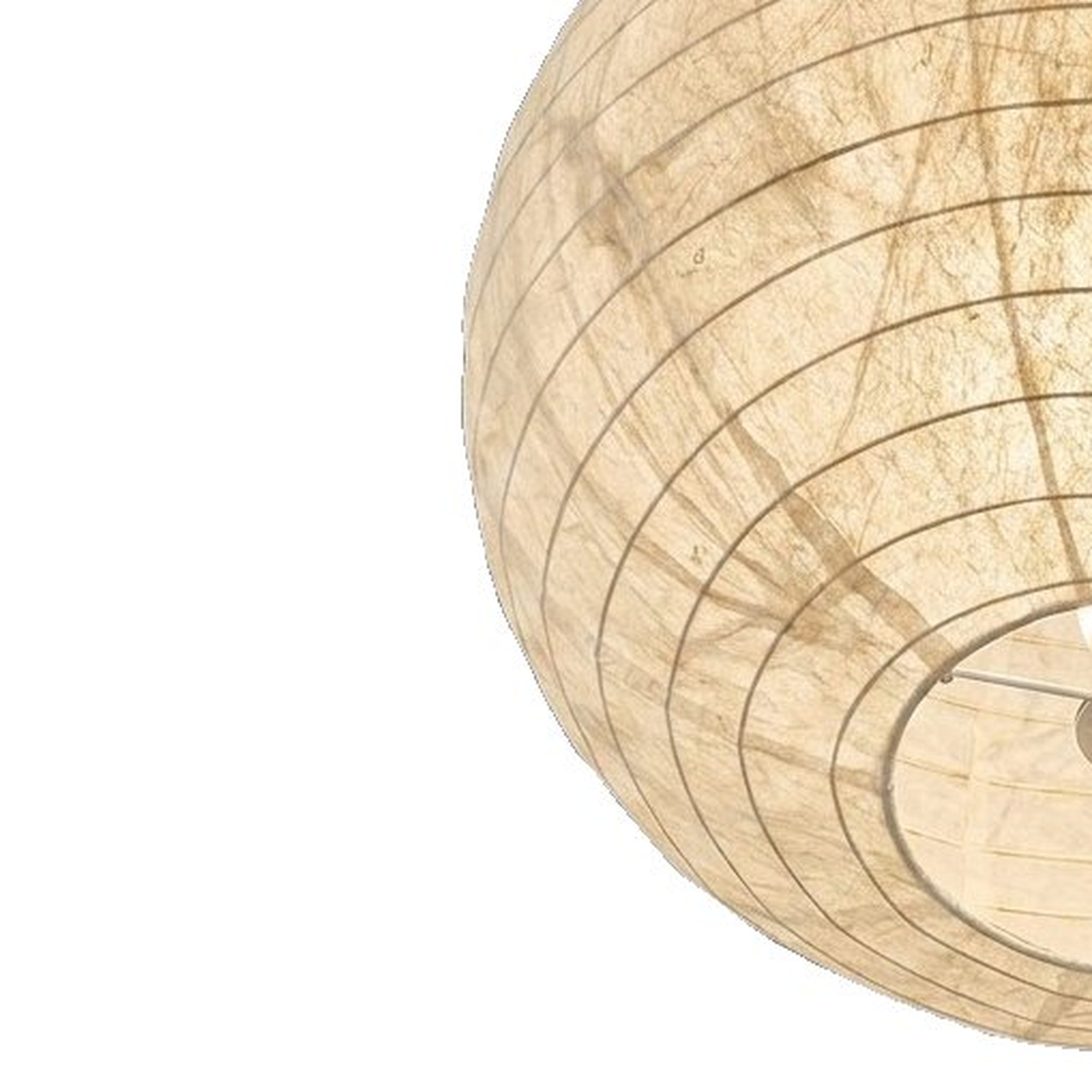 Lámpara Colgante Sfera en Seda de Morera Natural, 50cm de diámetro - image 2