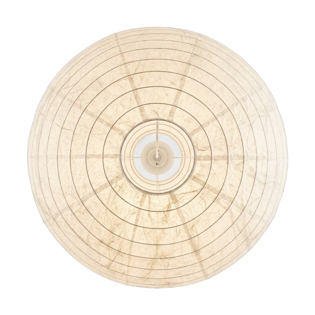 Lámpara Colgante Sfera en Seda de Morera Natural, 50cm de diámetro - image 3
