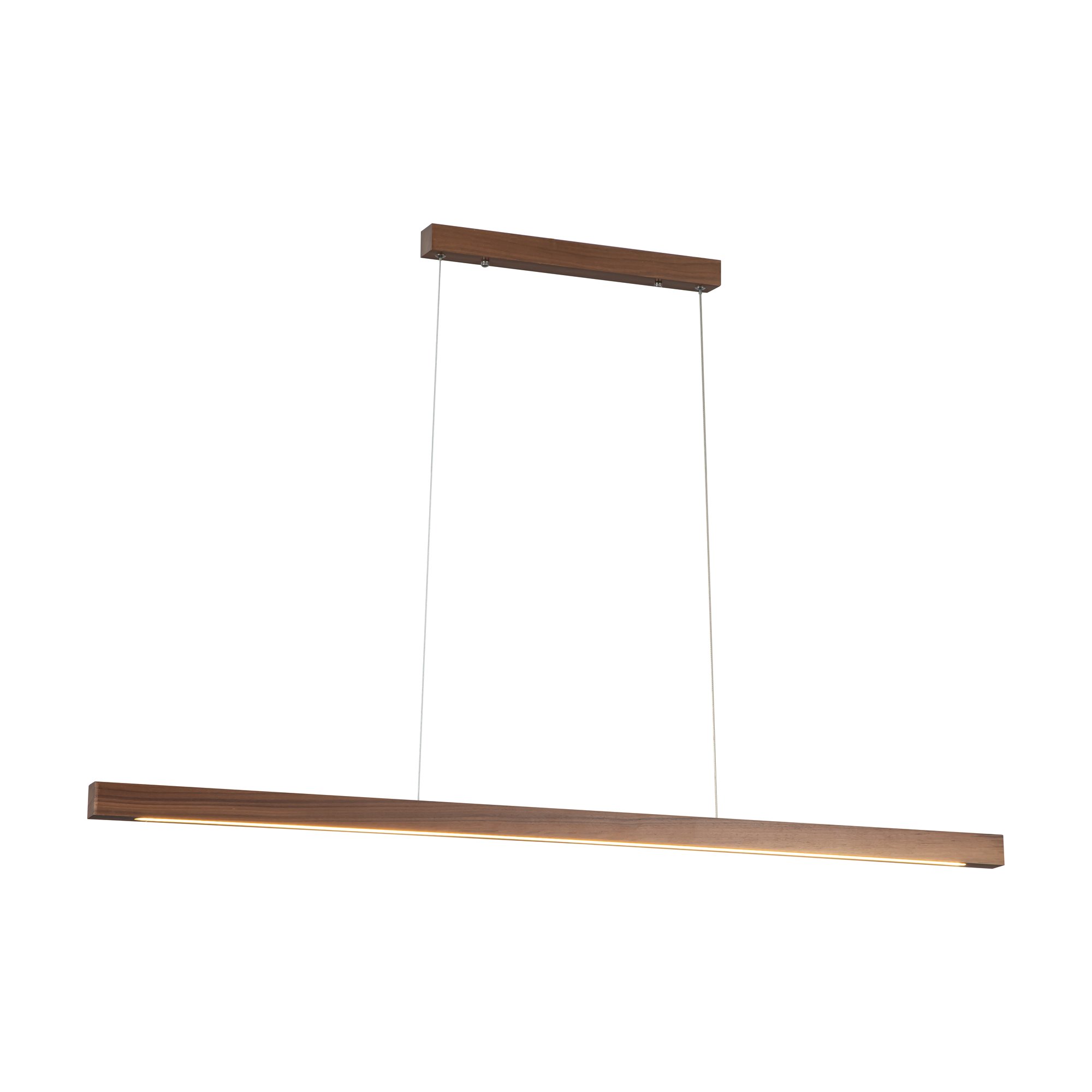 Bara Hanging Lamp in Walnut Wood, 120cm - image 3
