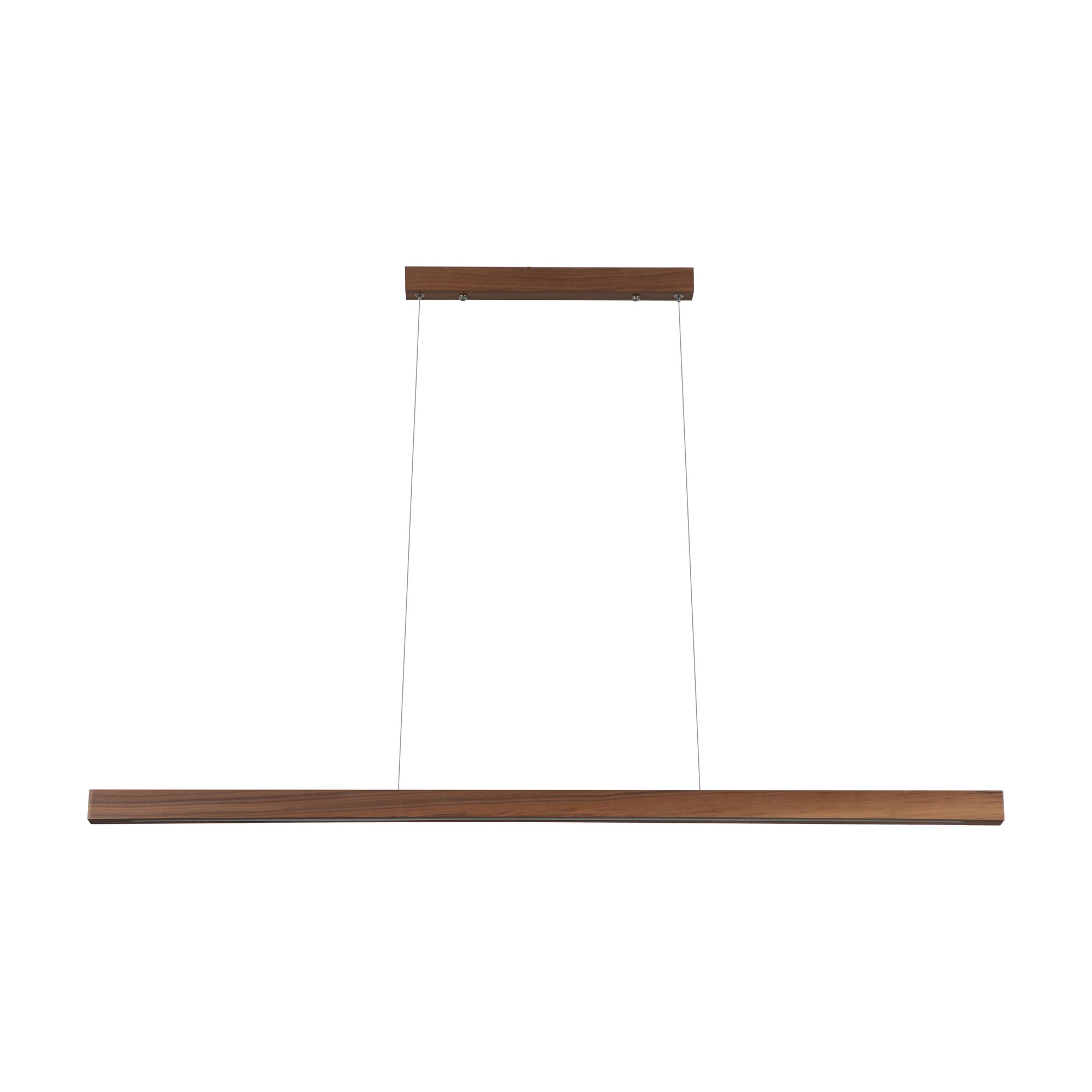 Bara Hanging Lamp in Walnut Wood, 120cm - image 5