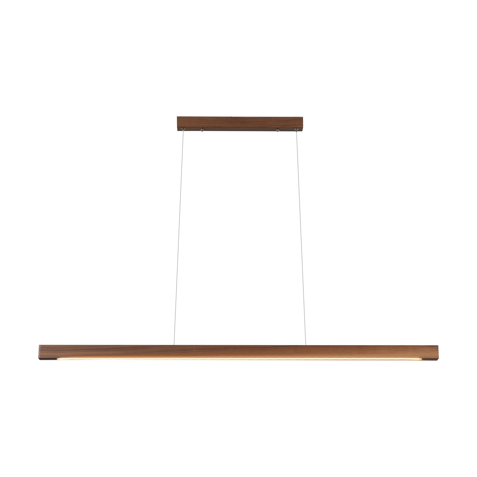 Bara Hanging Lamp in Walnut Wood, 120cm - image 6