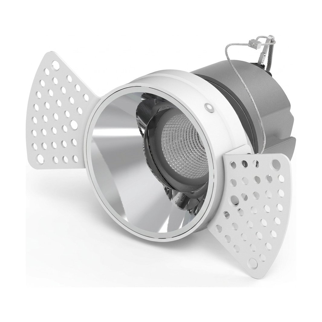 Foco Strom Trimless en Aluminio Blanco con Ribete Blanco, 10W - image 2