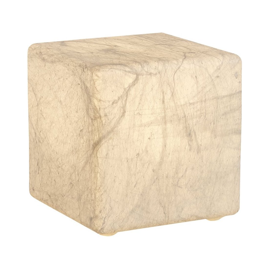 Lámpara de Mesa Cubic en Seda de Morera Natural - image 1