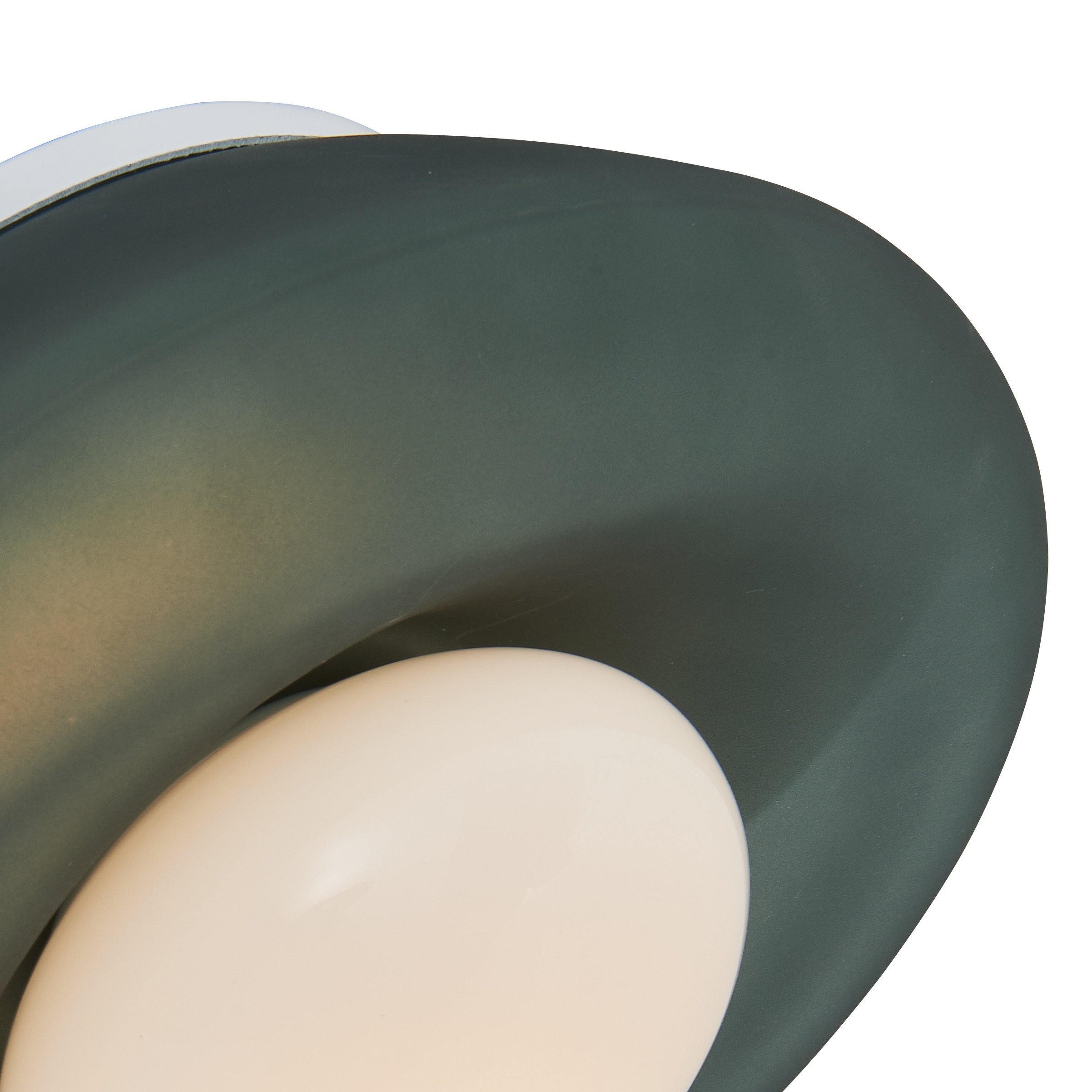 Lámpara de Pared Strandglas Parla en Vidrio Esmerilado Verde, 26cm - image 3