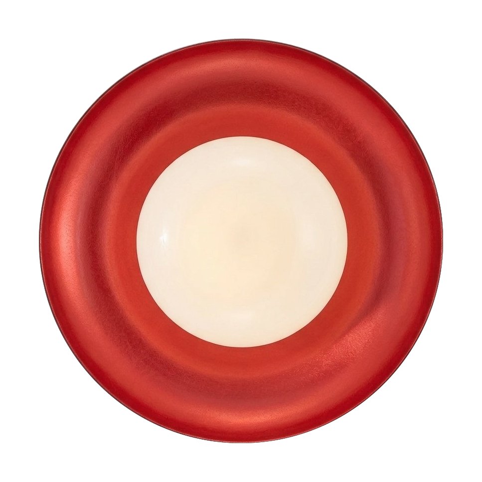 Lámpara de Pared Strandglas Parla en Vidrio Esmerilado Rojo, 40cm - image 4