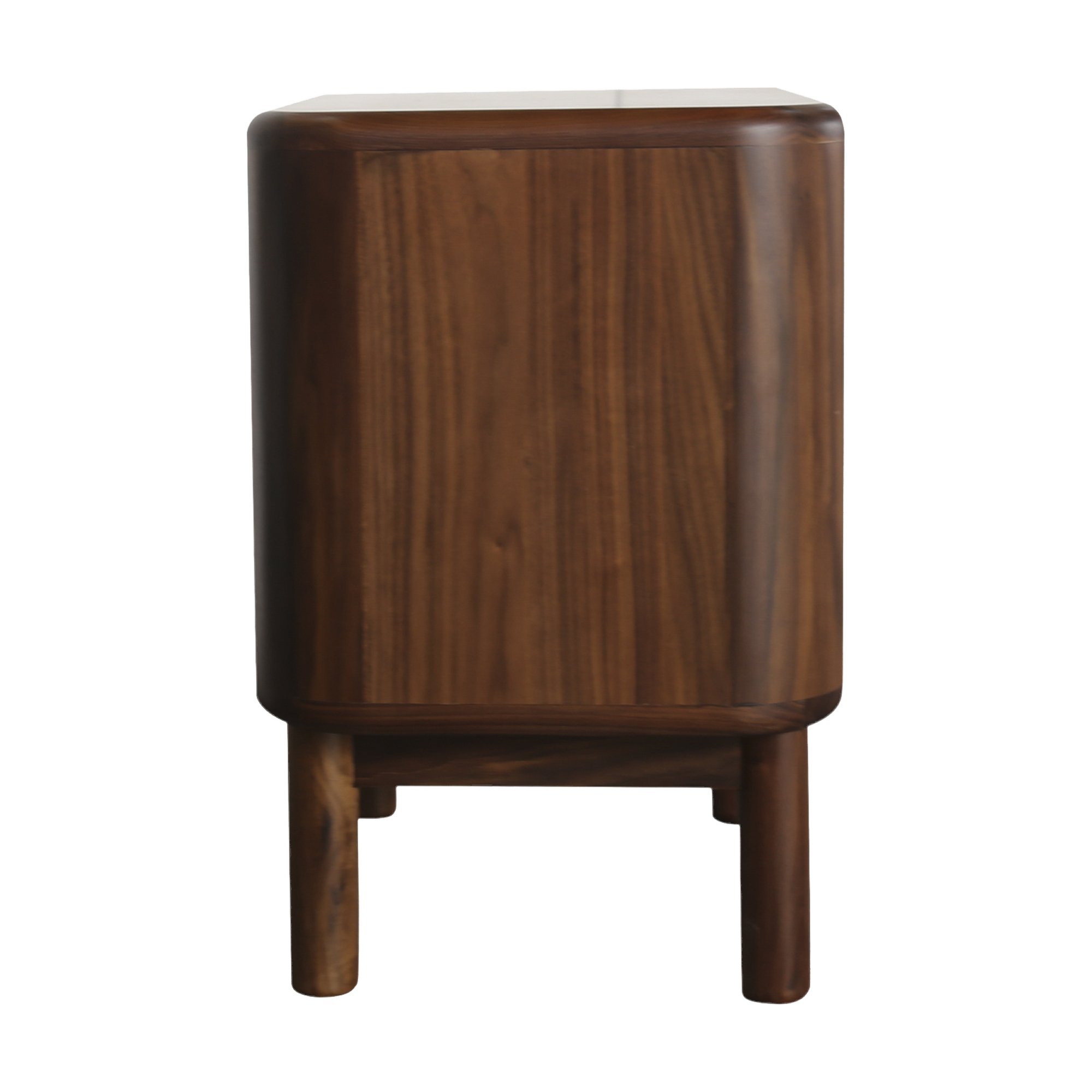Froda Bedside Cabinet with Natural Walnut Frame and Natural Walnut Veneer Body - image 3