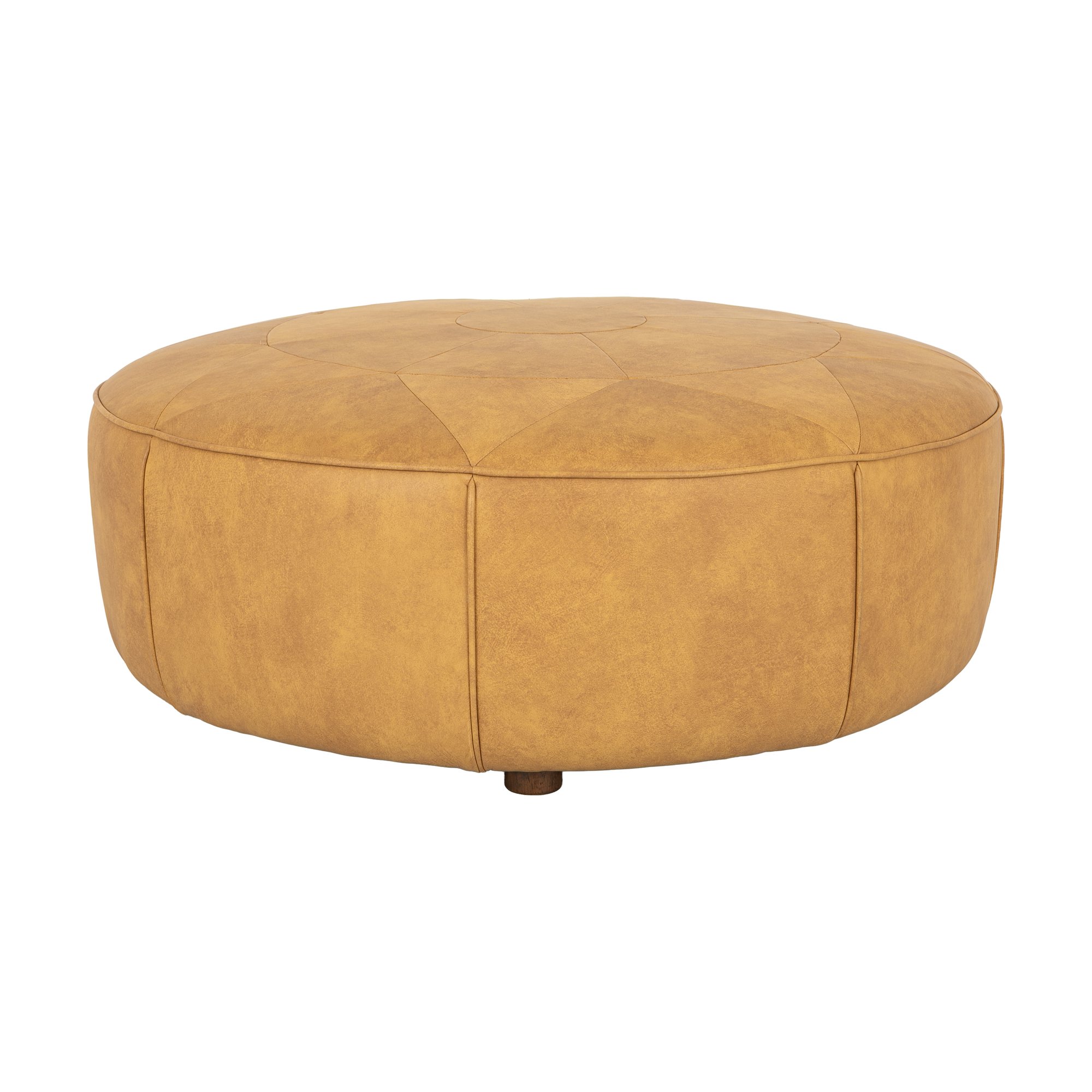 Otomana Compass con Cuero Courier Tan - image 1