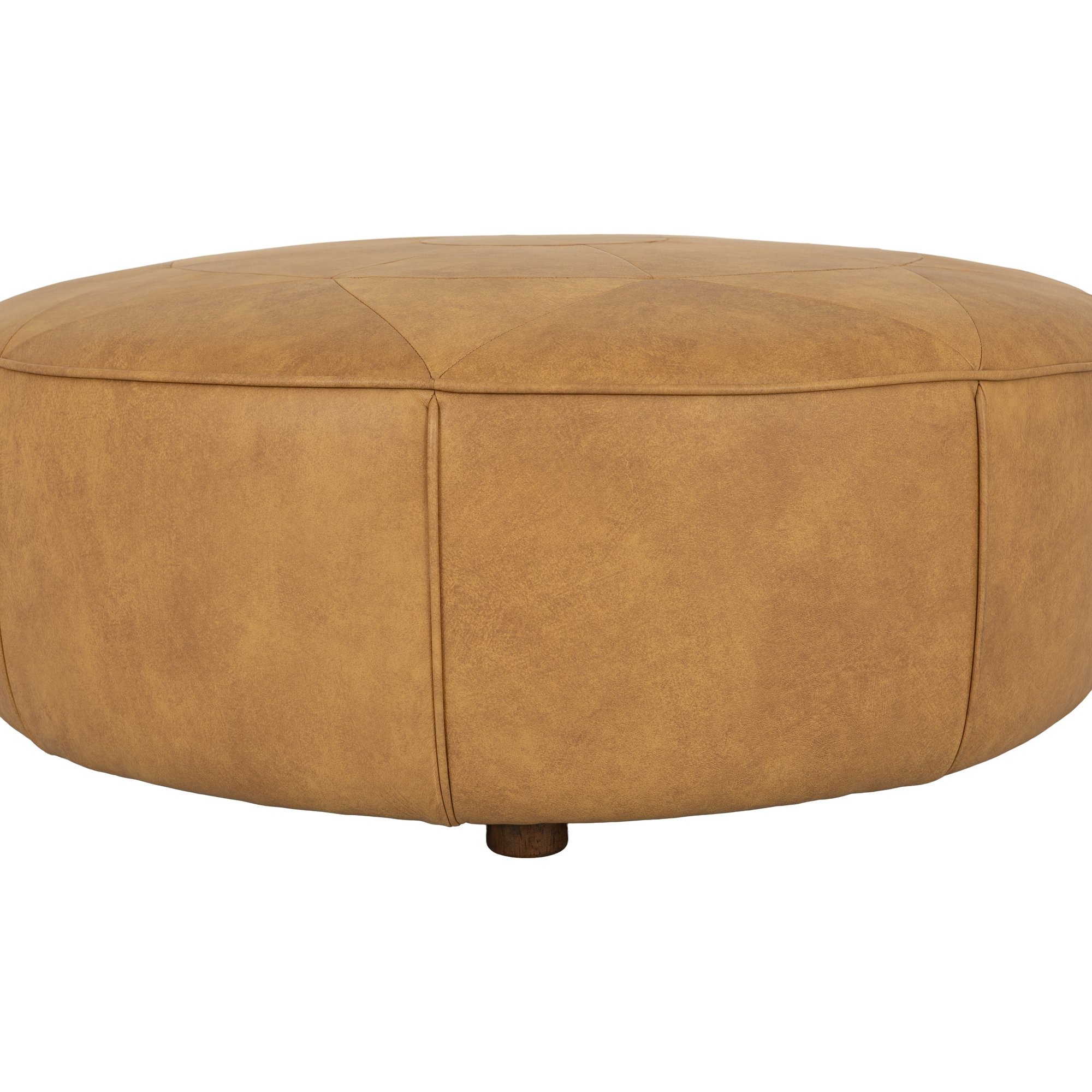 Otomana Compass con Cuero Courier Tan - image 3