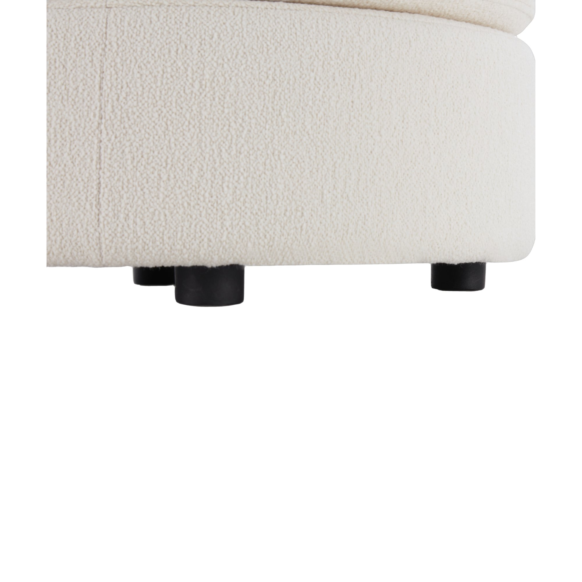 Eleph Ottoman with DXT Beige Fabric - image 2