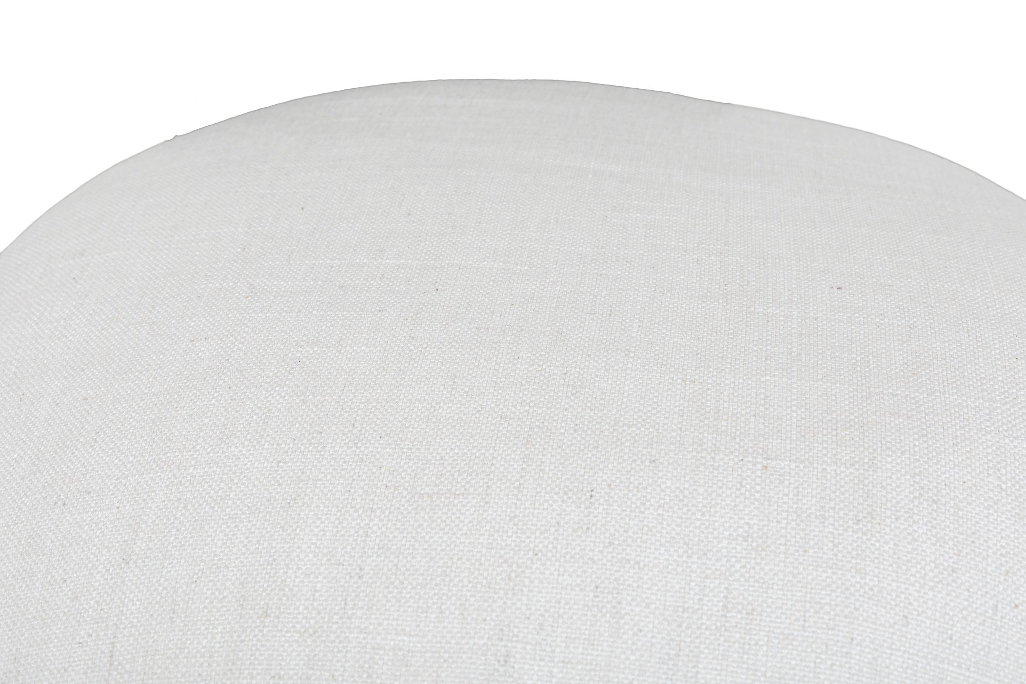 Round Pillow with FLW Off White Fabric - image 3